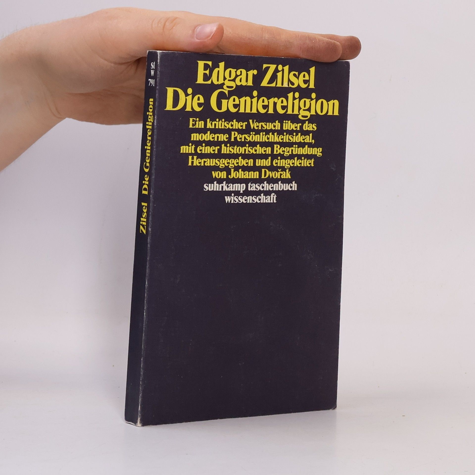 Paul Zilse Suhrkamp Taschenbuch Wissenschaft - 791: Die Geniereligion
