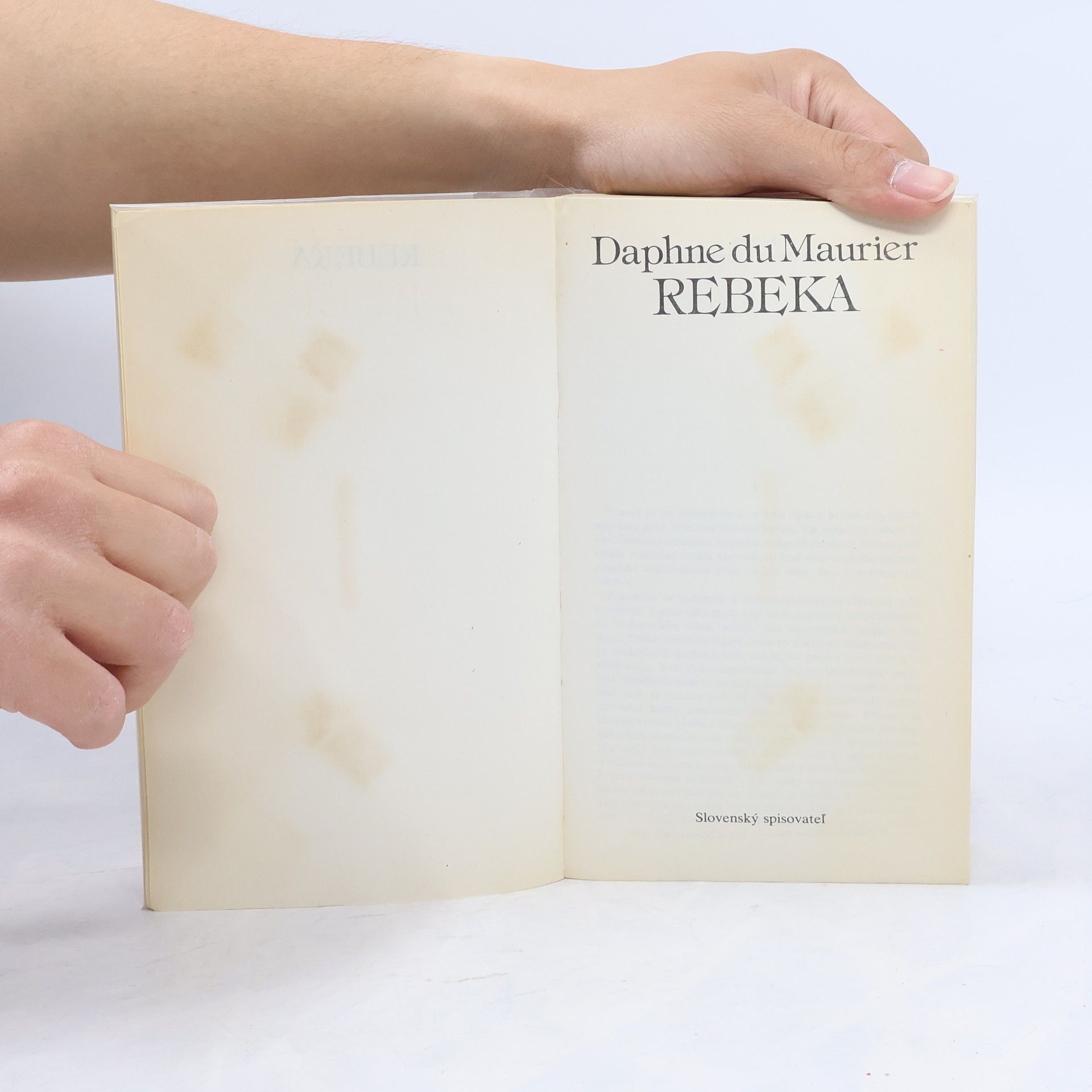 Daphne du Maurier Rebeka