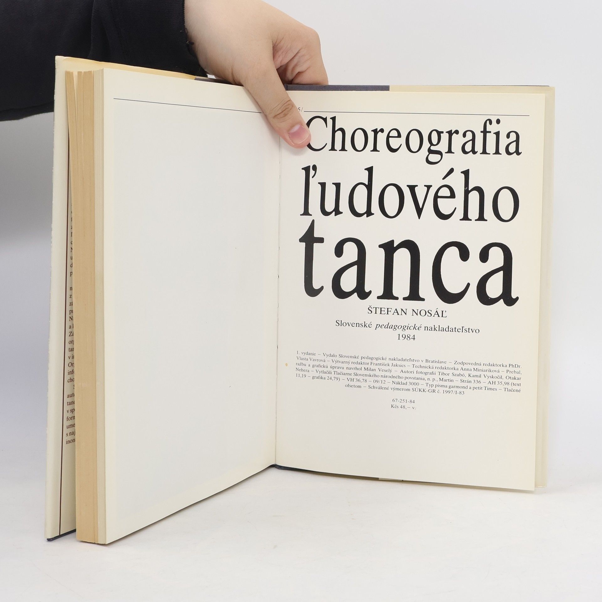 Štefan Nosáľ Choreografia ľudového tanca