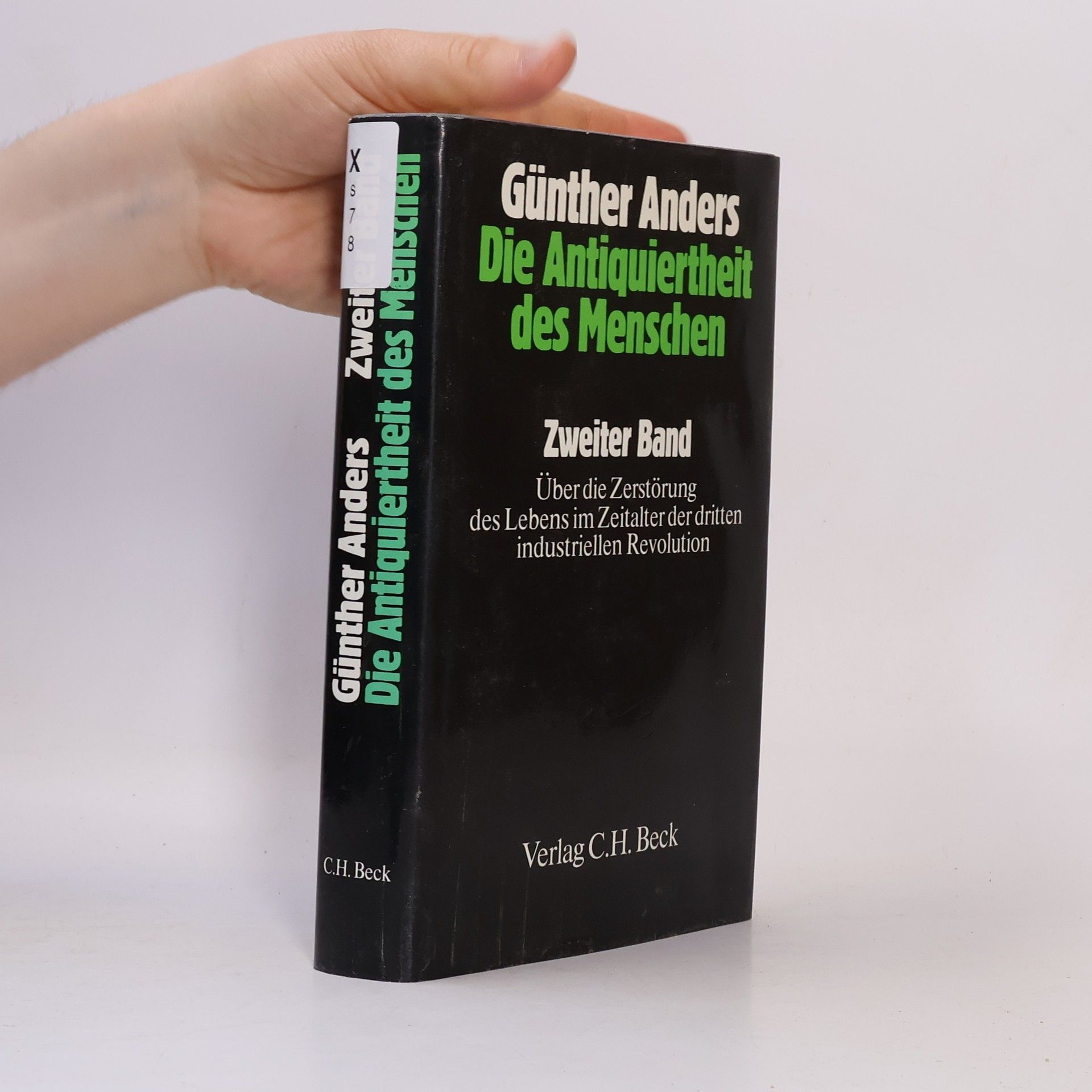 Günther Anders Die Antiquiertheit des Menschen