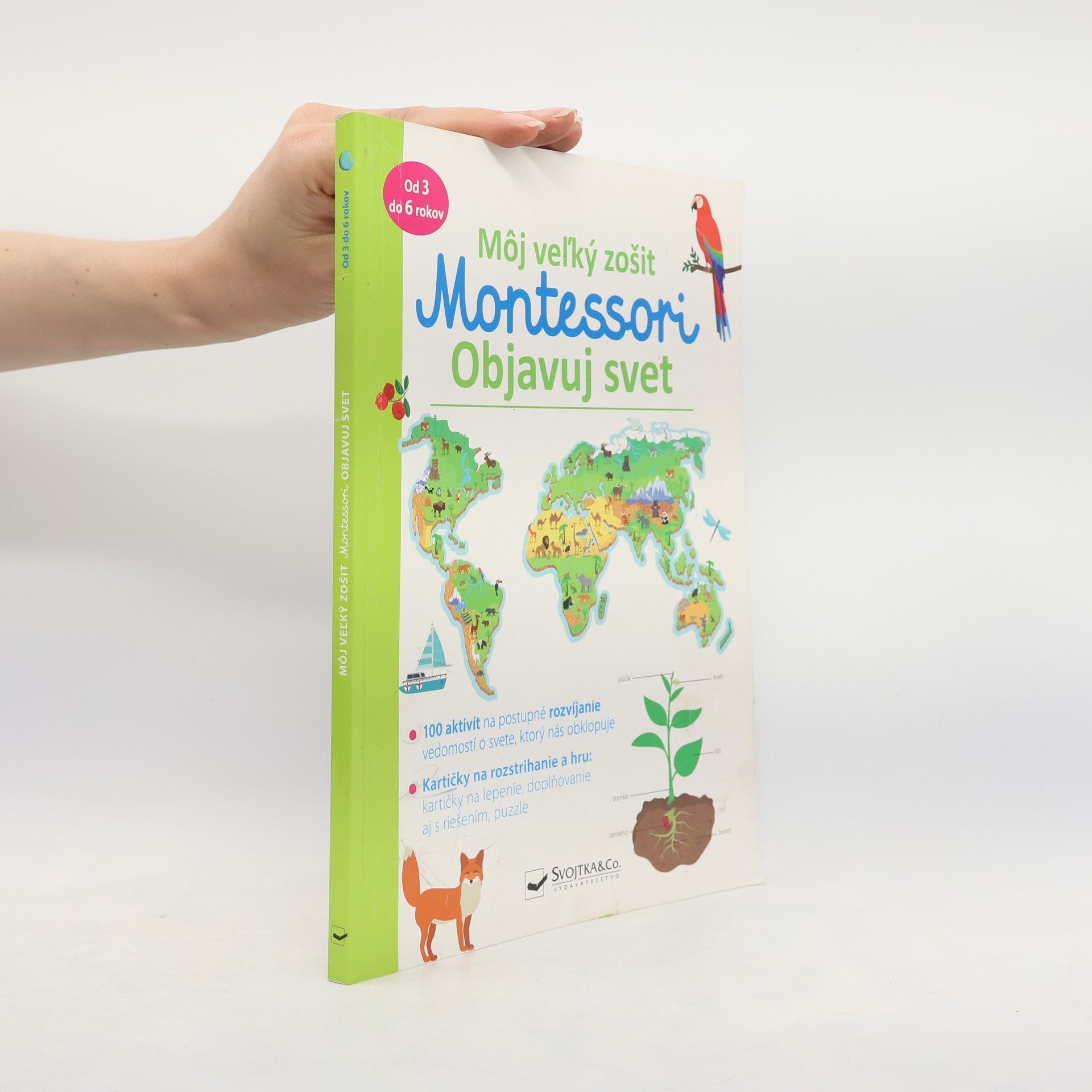 Christelle Guyot Môj veľký zošit Montessori Objavuj svet