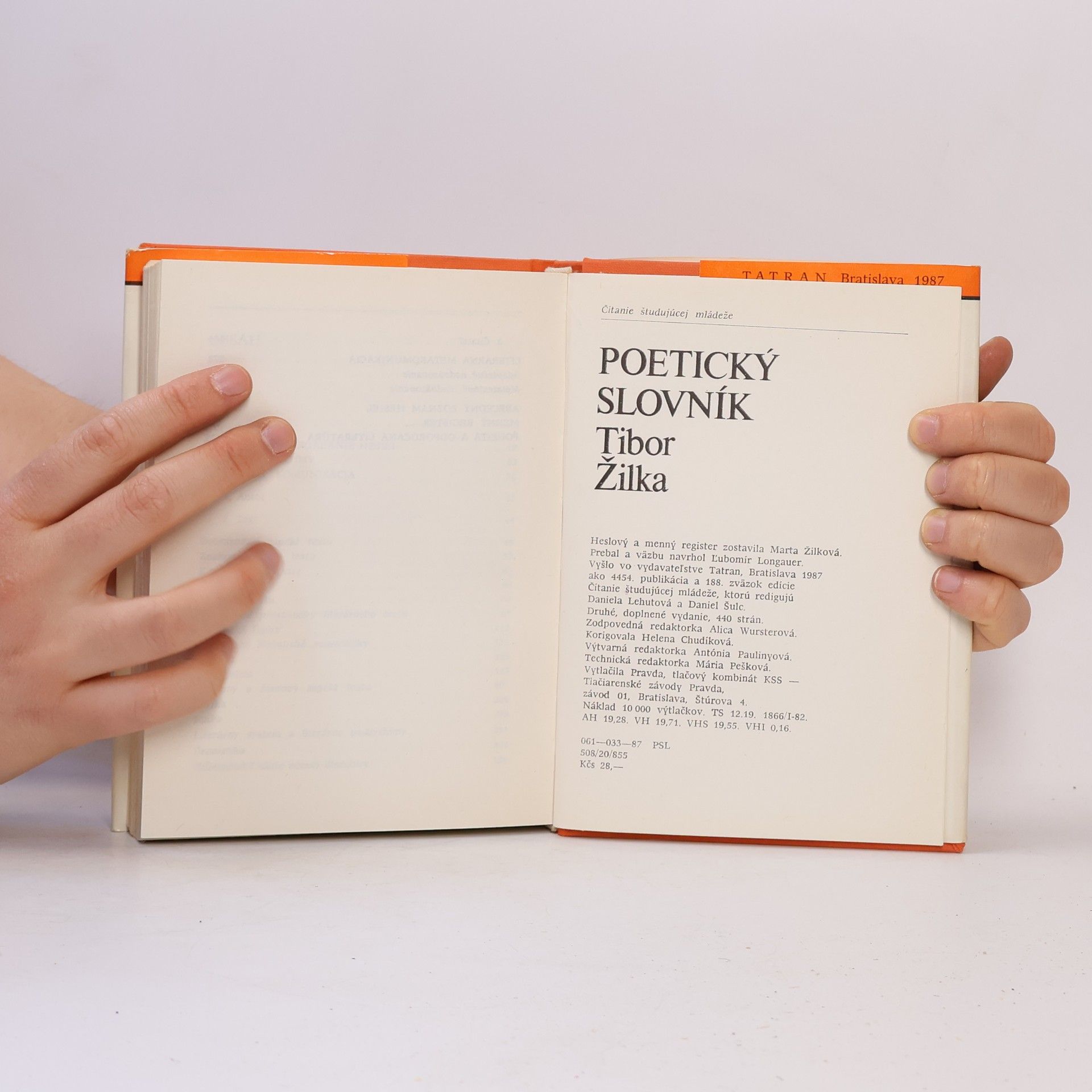 Tibor Žilka Poetický slovník