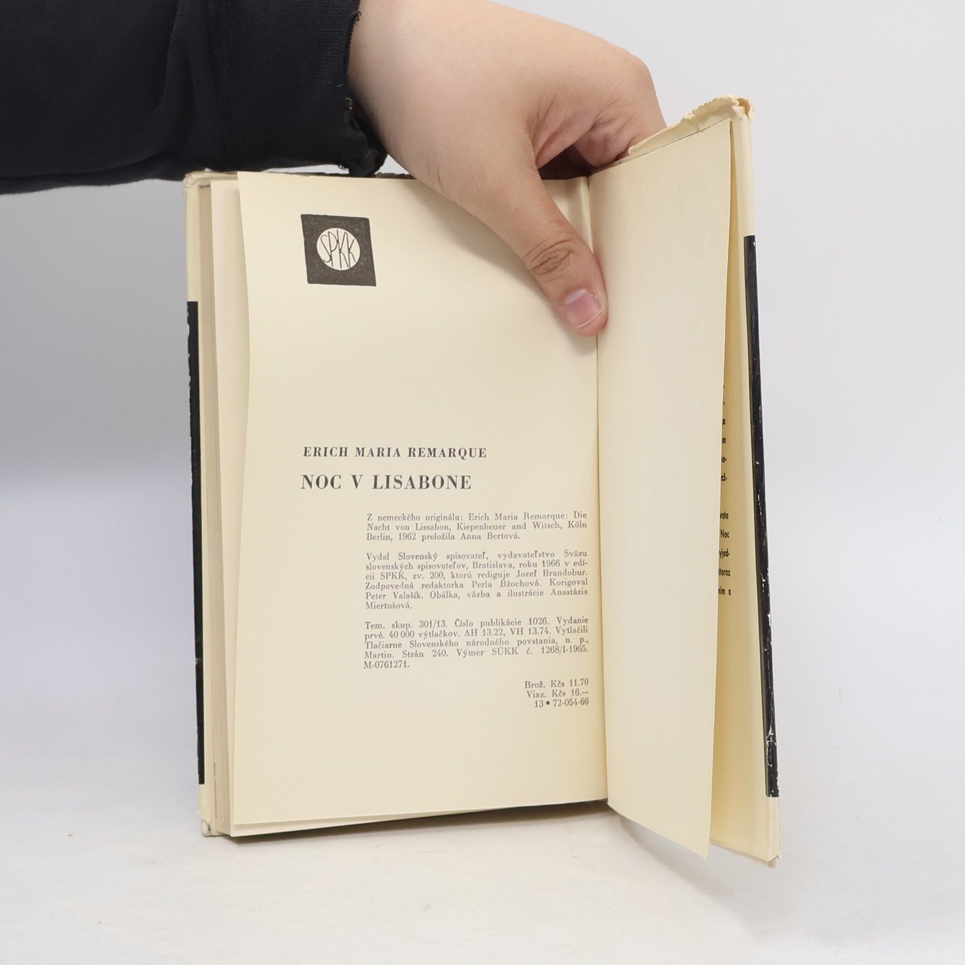 Erich Maria Remarque Noc v Lisabone