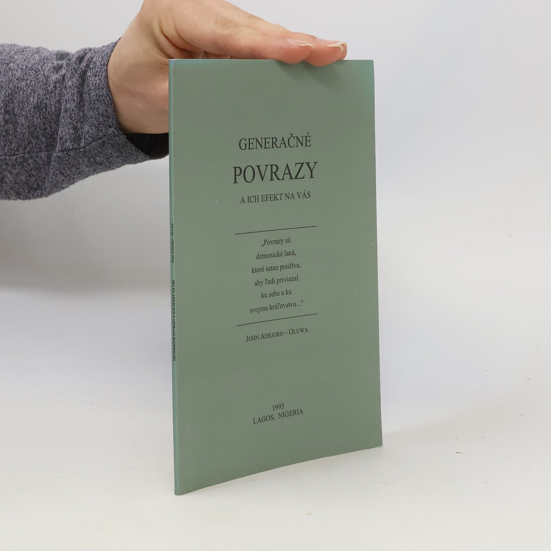 John Adejoro-Oluwa Generačné povrazy