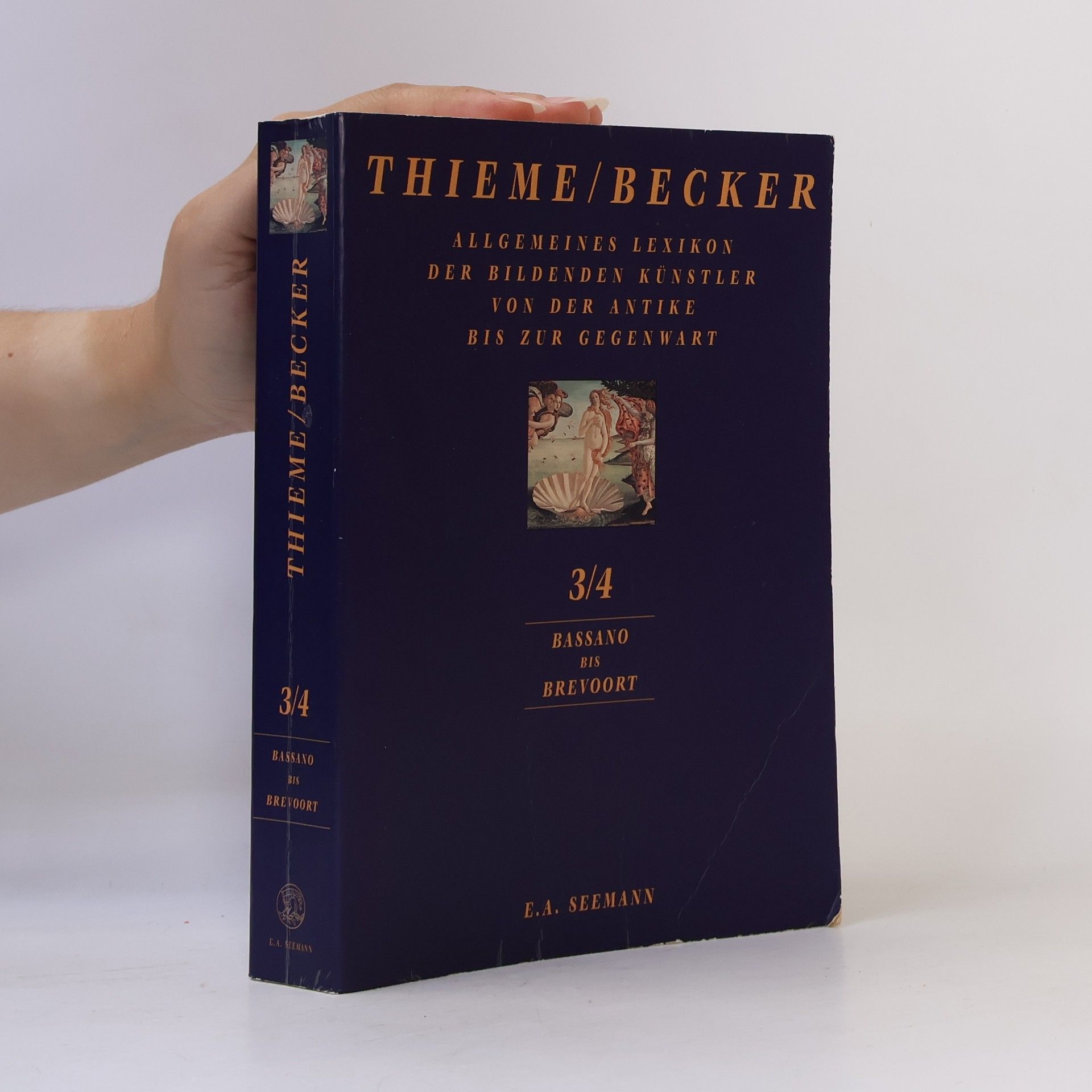 Autorenkollektiv Allgemeines Lexikon der bildenden Künstler von der Antike zur Gegenwart 3/4