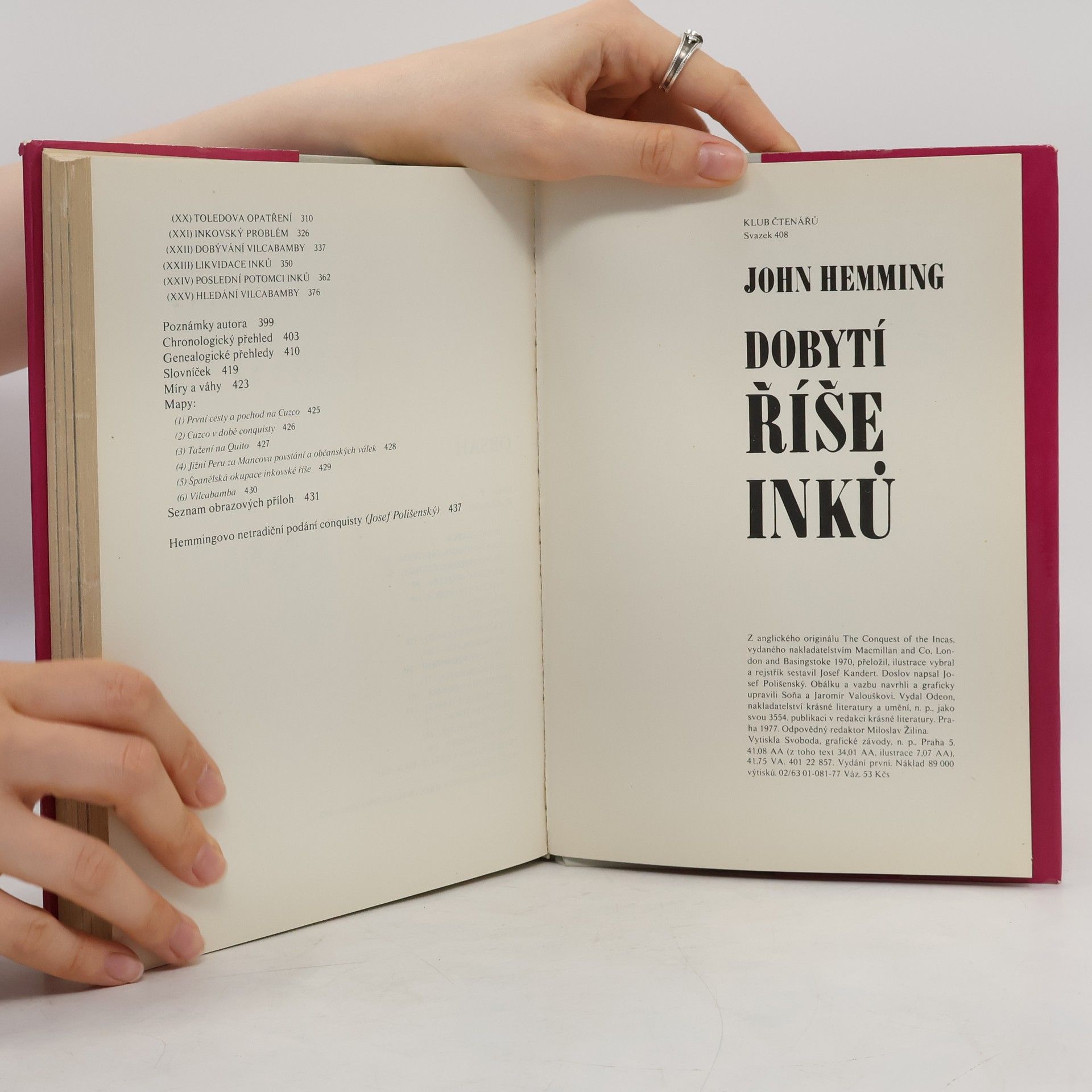 John Hemming Dobytí říše Inků