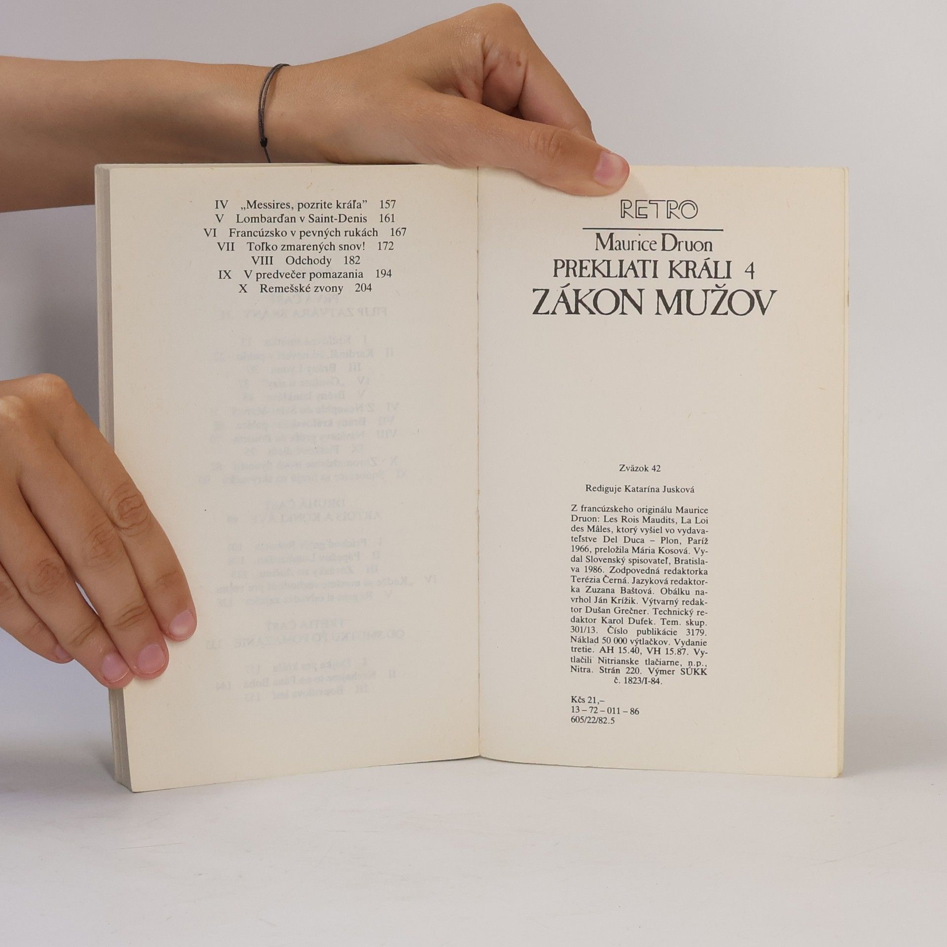 Maurice Druon Prekliati králi 4. Zákon mužov