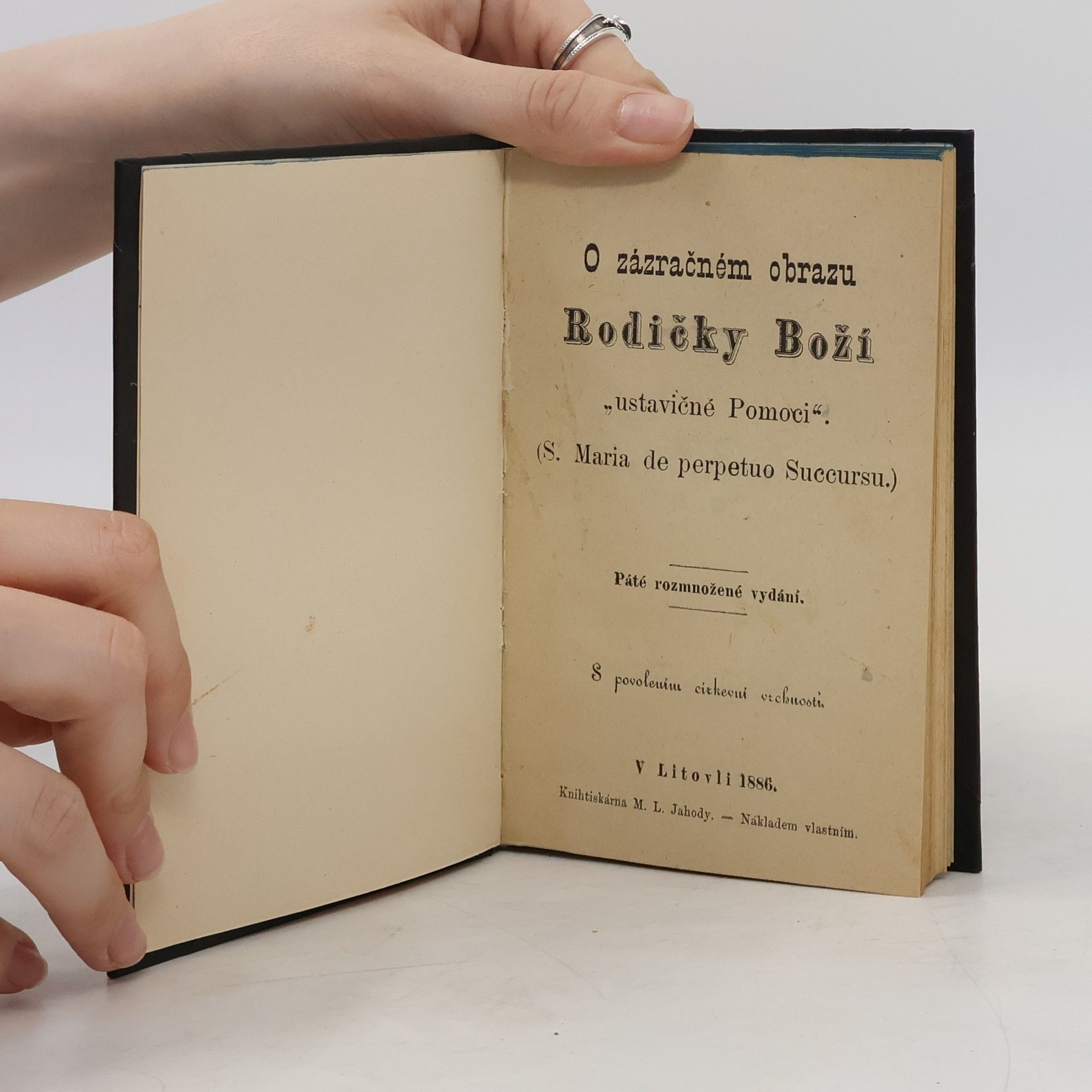Autorenkollektiv O zázračném obrazu Rodičky Boží „ustavičné Pomoci“