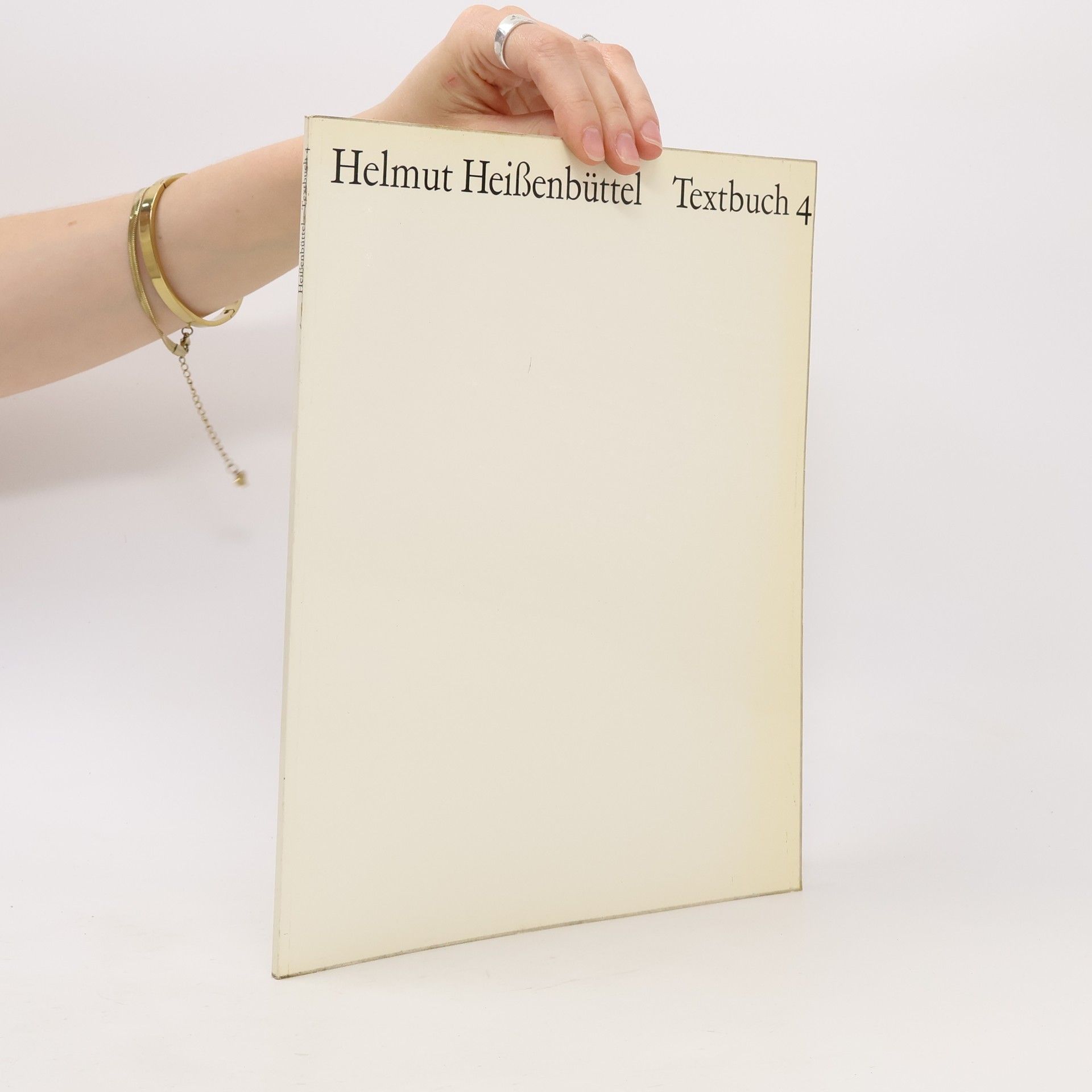 Helmut Heissenbüttel Textbuch 4