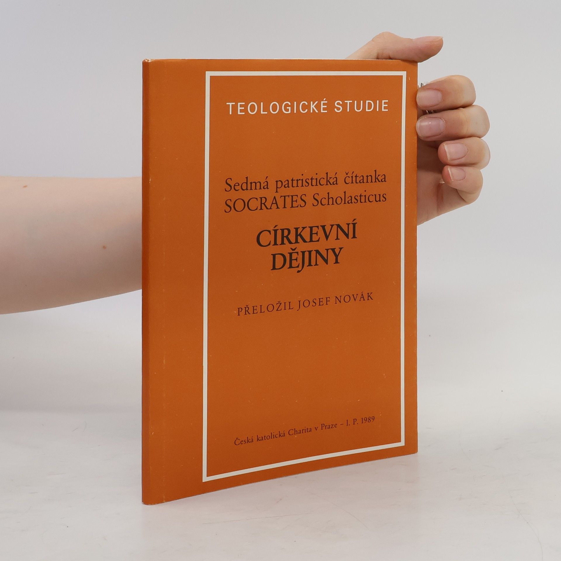 Josef Novák Teologické studie. Církevní dějiny
