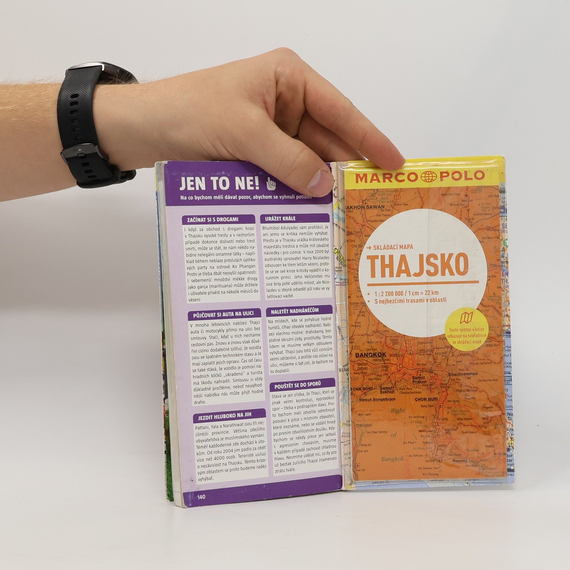 Wilfried Hahn Thajsko. Doporučené tipy. Se skládací mapou a cestovním atlasem