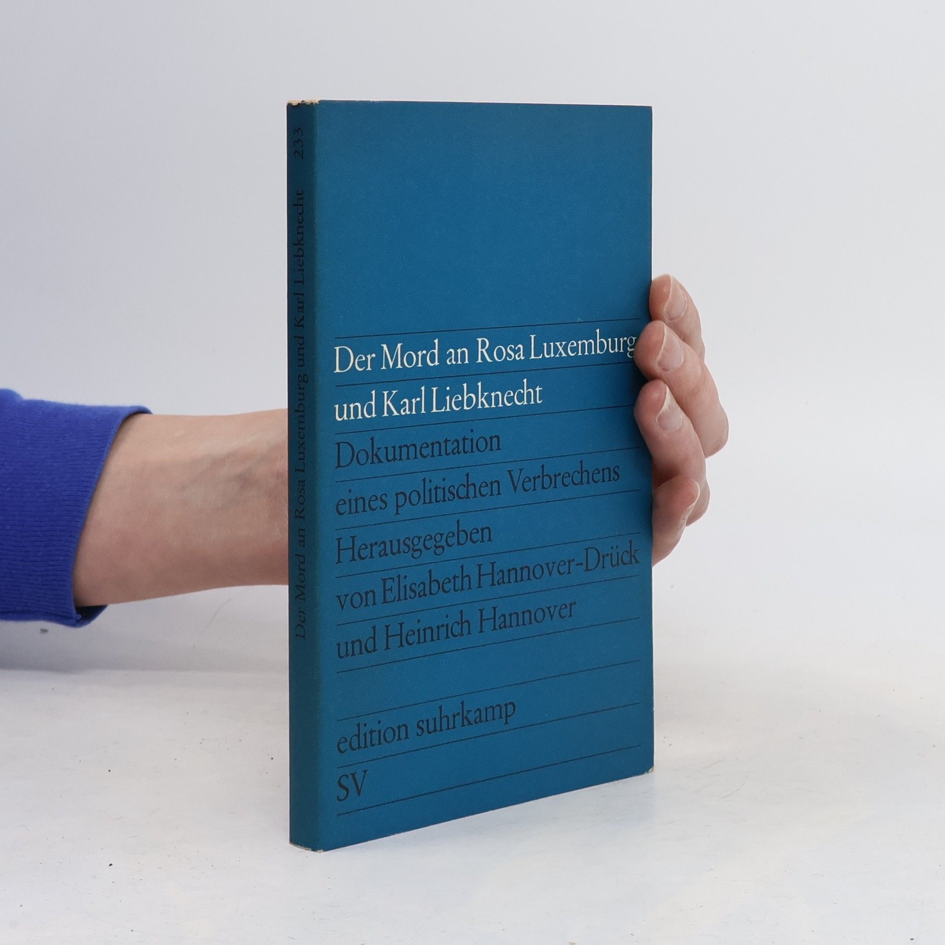 Elisabeth HannoverDrück Der Mord an Rosa Luxemburg und Karl Liebknecht