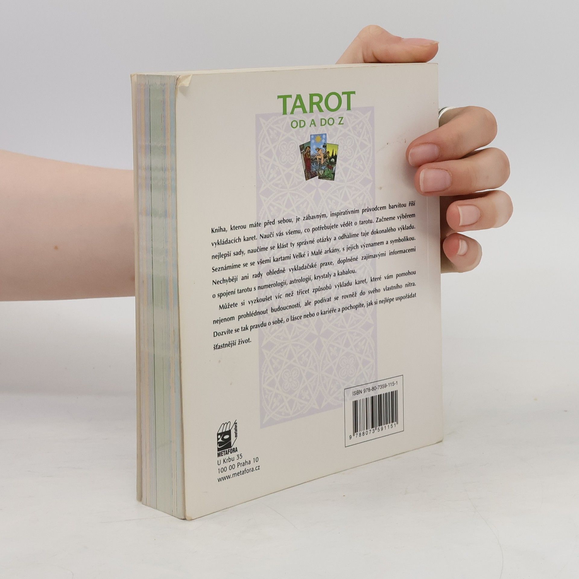 Sarah Bartlett Tarot od A do Z: Obdivuhodný svět vykládacích karet a jejich významů