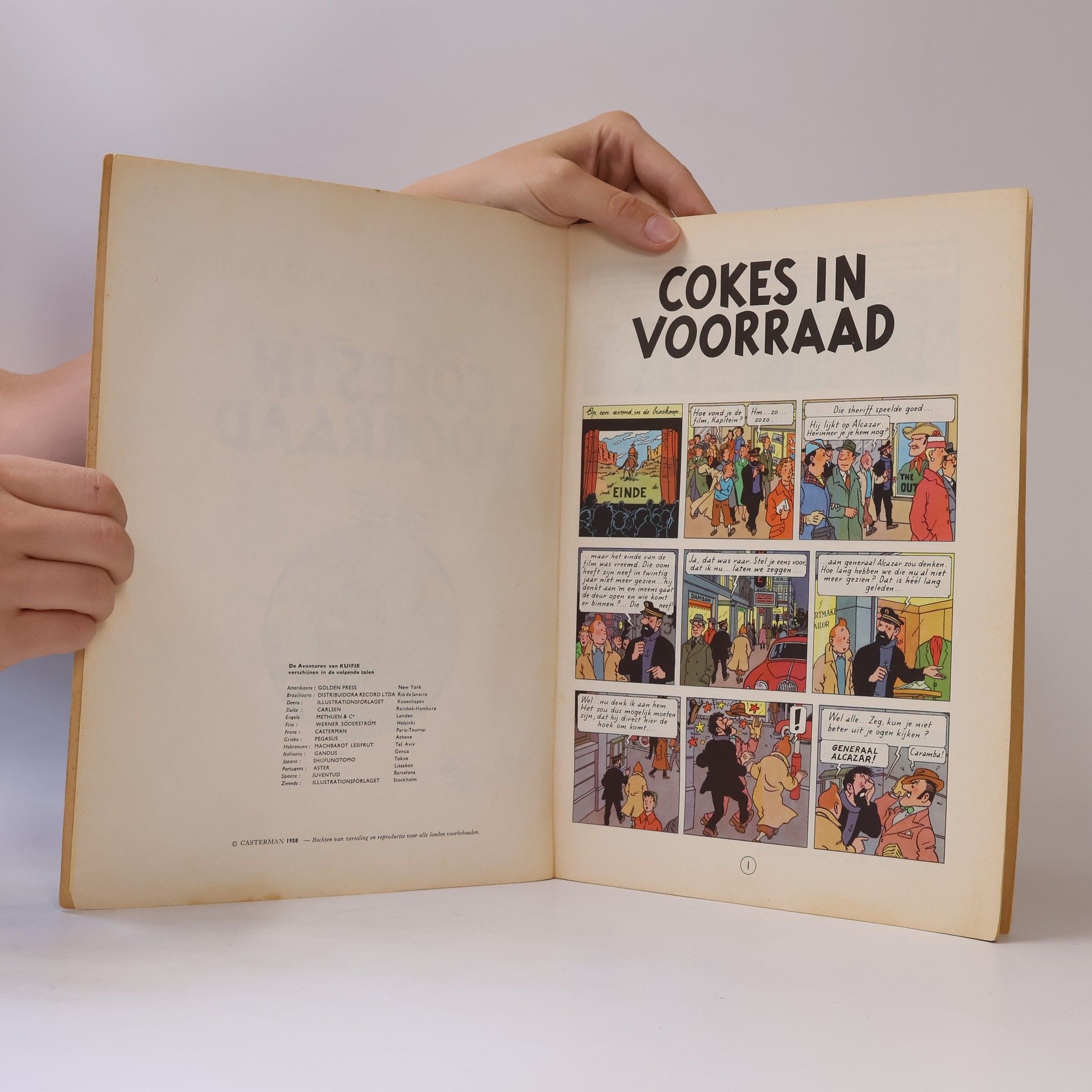 Hergé De Avonturen van Kuifje - 19: Cokes in voorraad