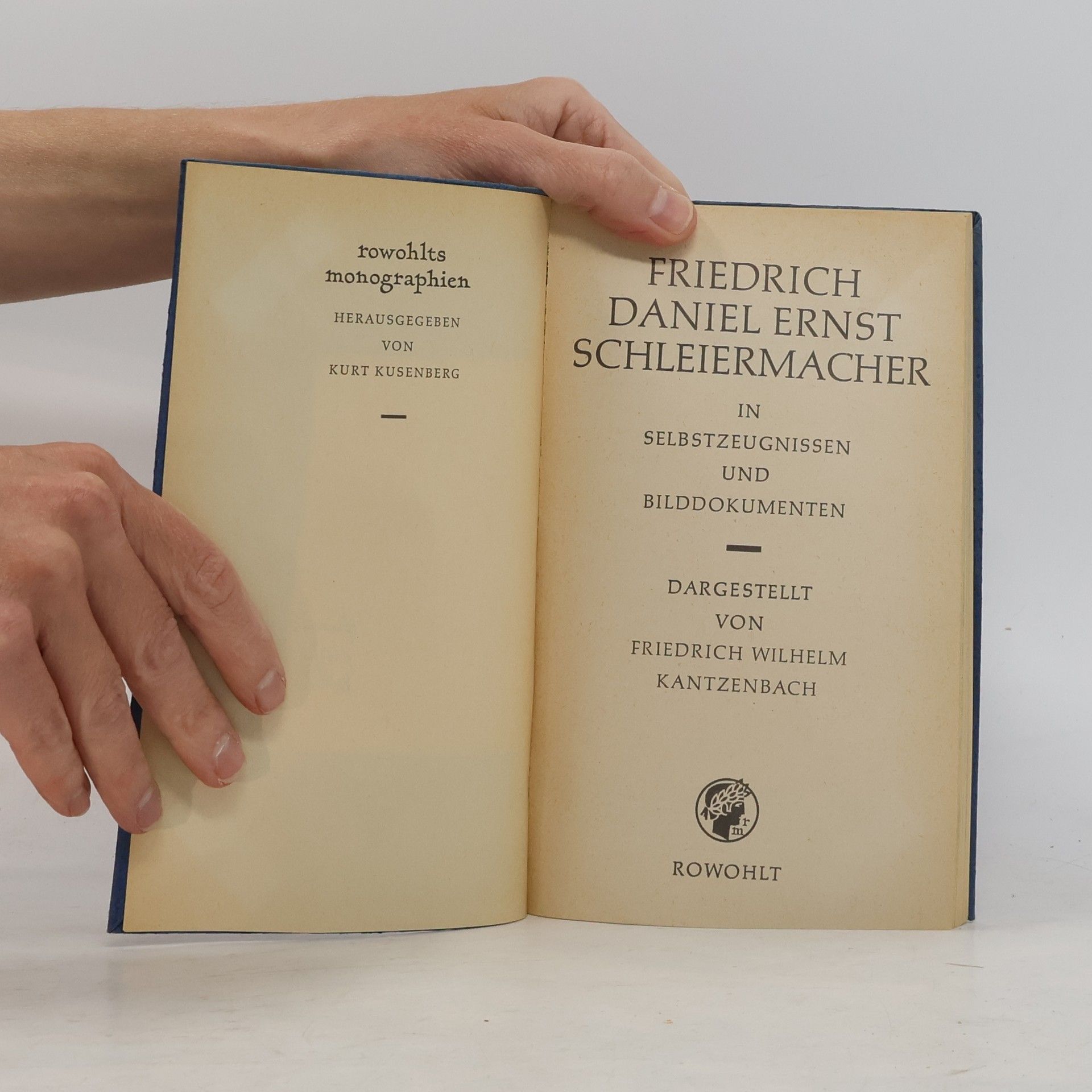 Friedrich Wilhelm Kantzenbach Friedrich Daniel Ernst Schleiermacher