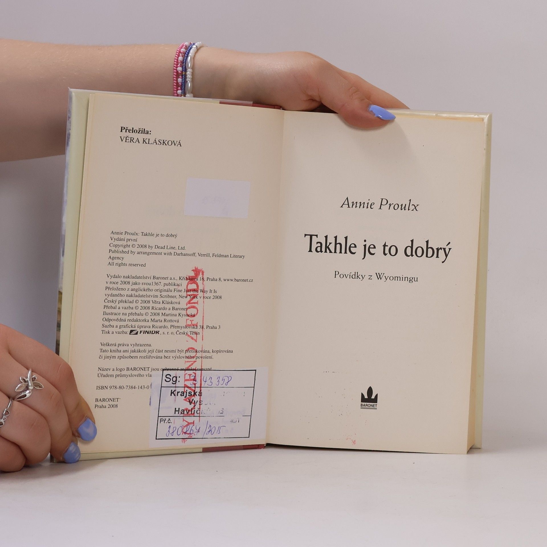 Annie Proulx Takhle je to dobrý