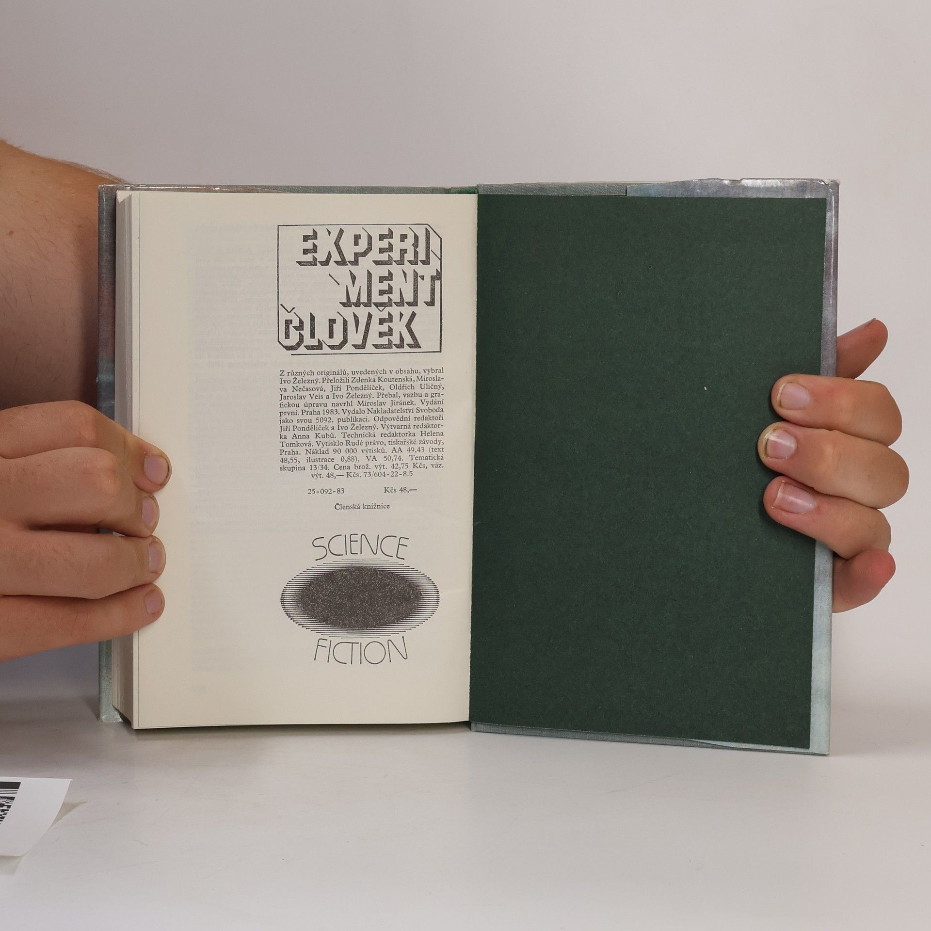 Ivo Železný Experiment člověk