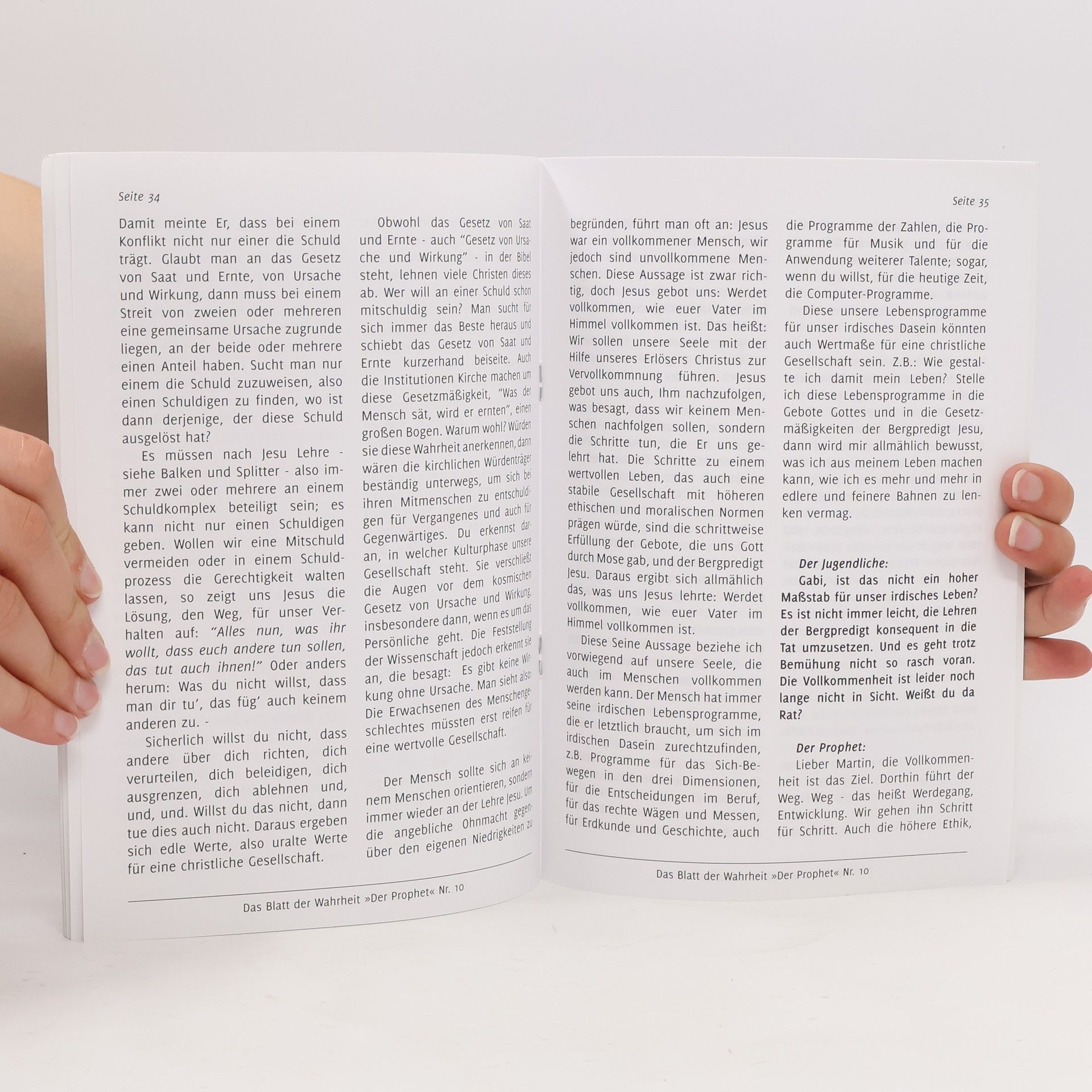 Various authors Der jugendliche und der Prophet