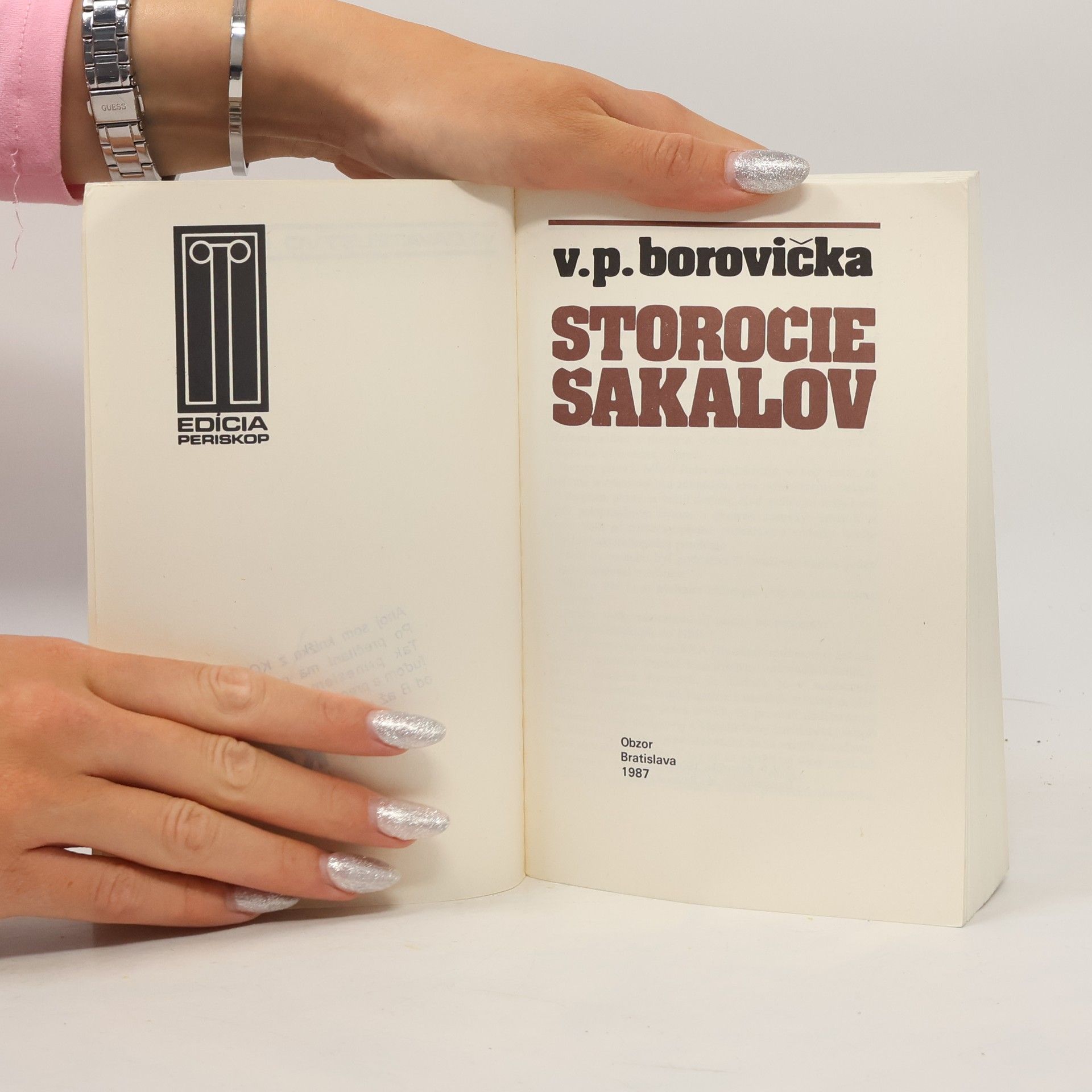 Václav Pavel Borovička Storočie šakalov