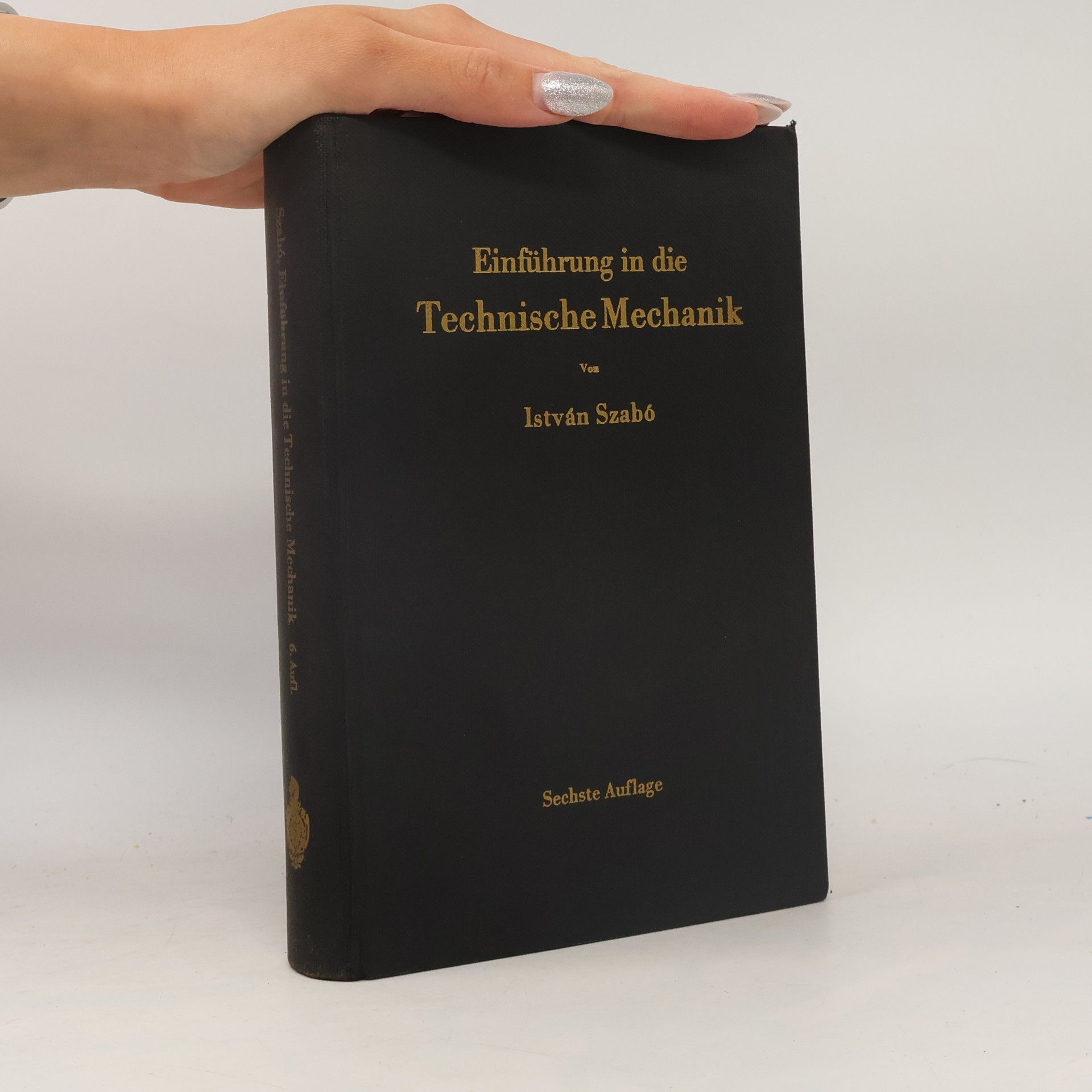 István Szabó Einführung in die Technische Mechanik