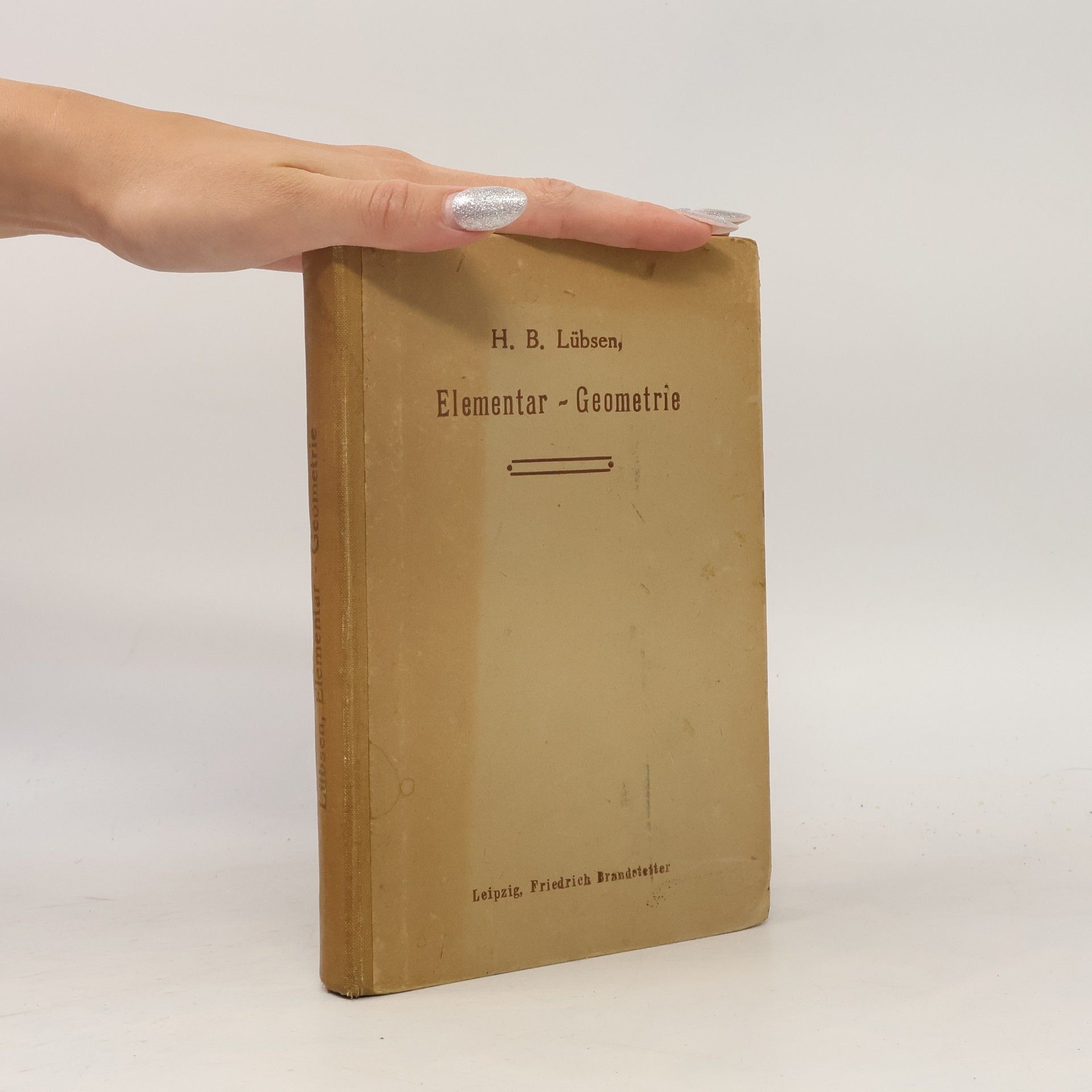 H.B. Lübsen Elementar-Geometrie