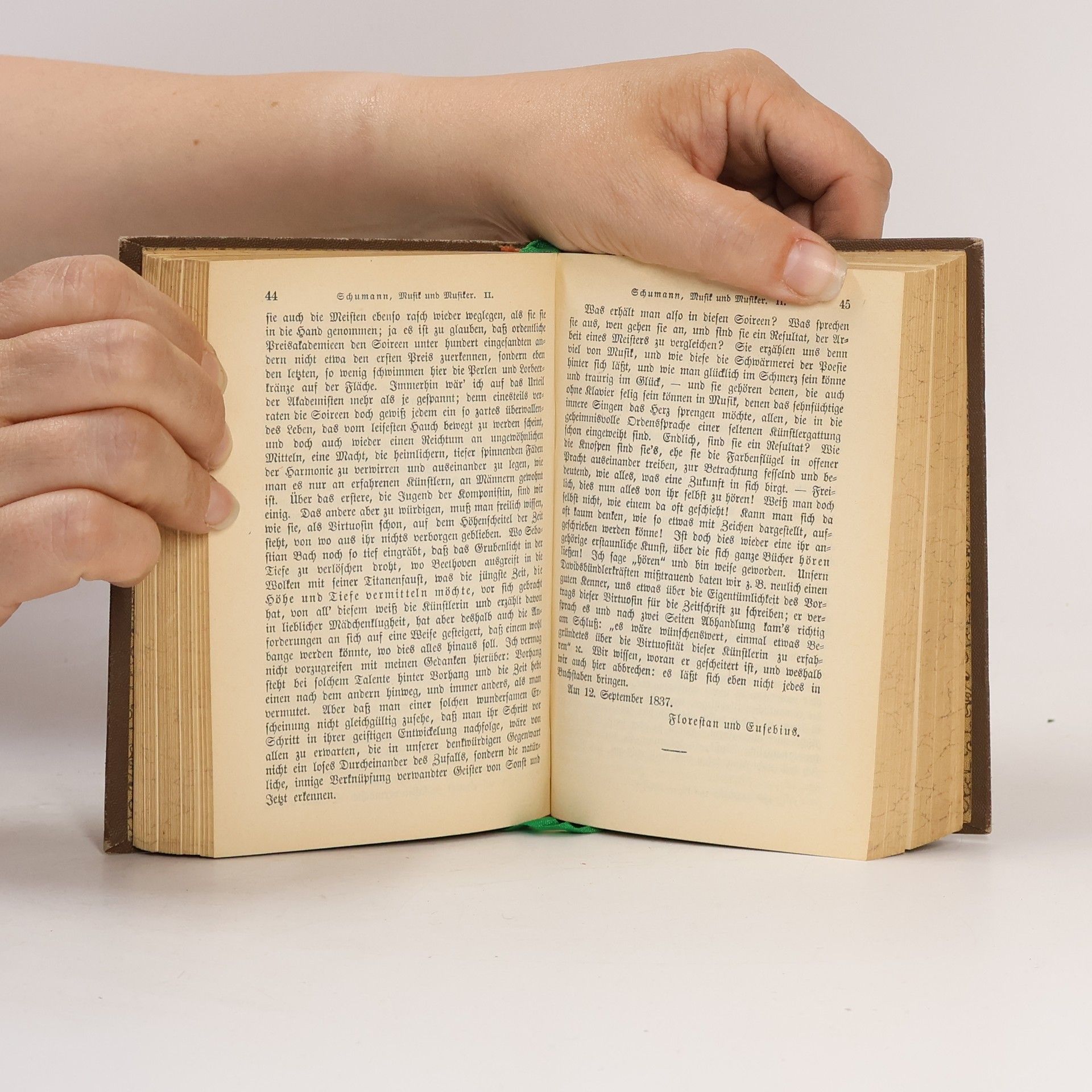 Robert Schumann Gesammelte Schriften über Musik und Musiker