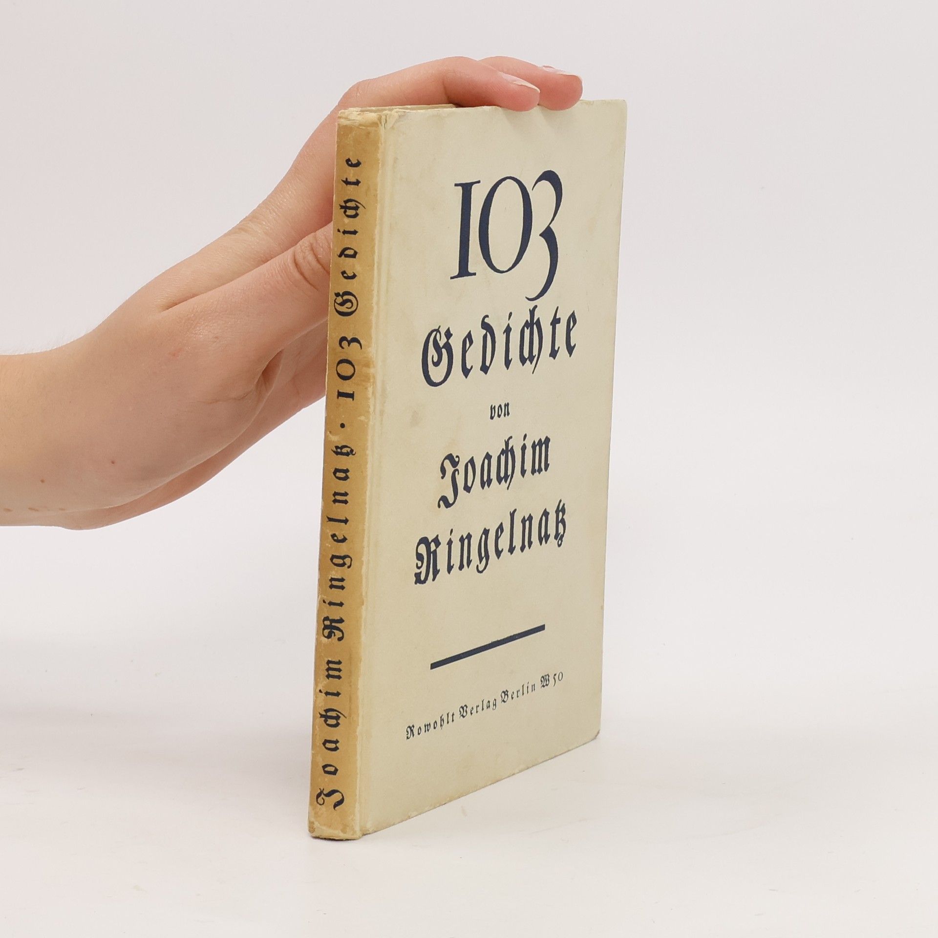 Joachim Ringelnatz 103 Gedichte