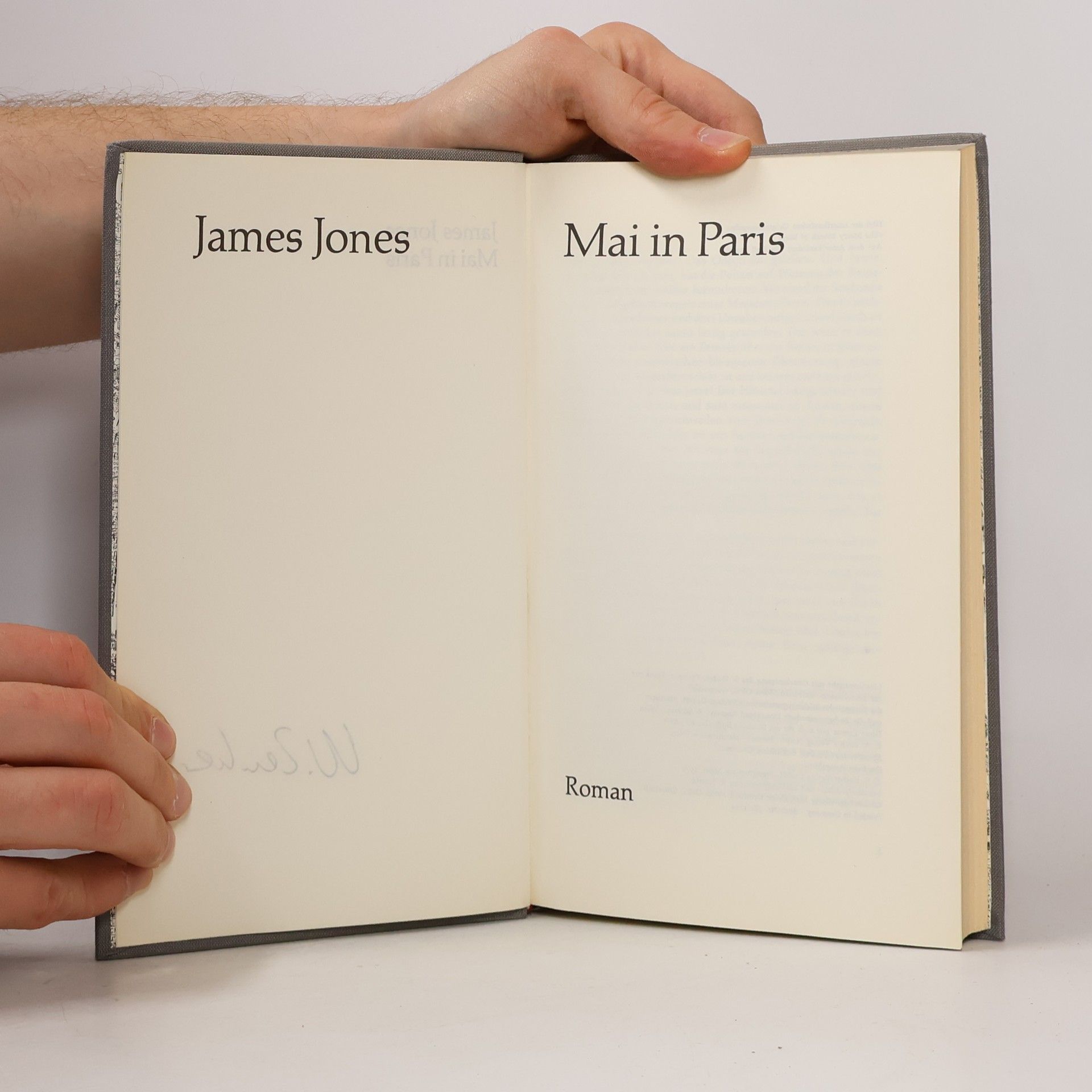 James Jones Mai in Paris
