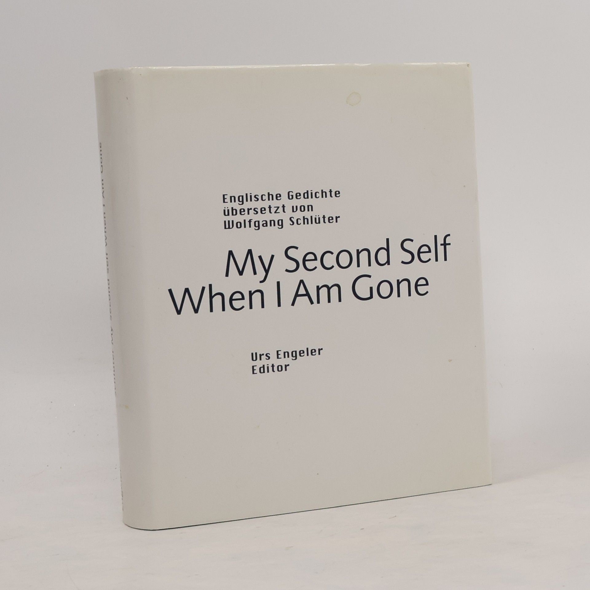 Urs Engeler My Second Self When I am Gone