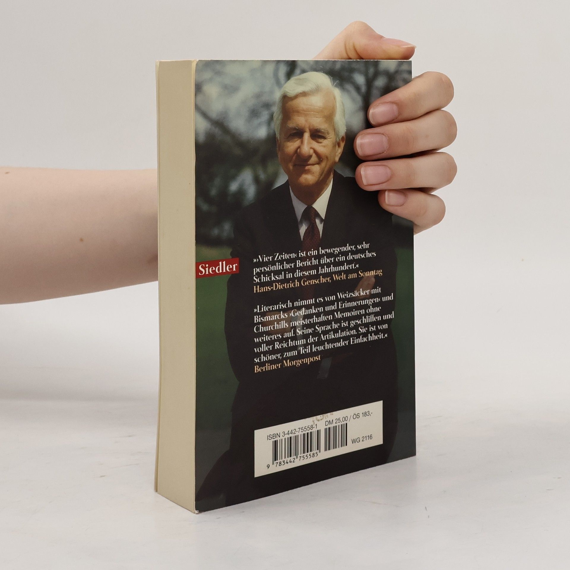 Richard von Weizsäcker Vier Zeiten