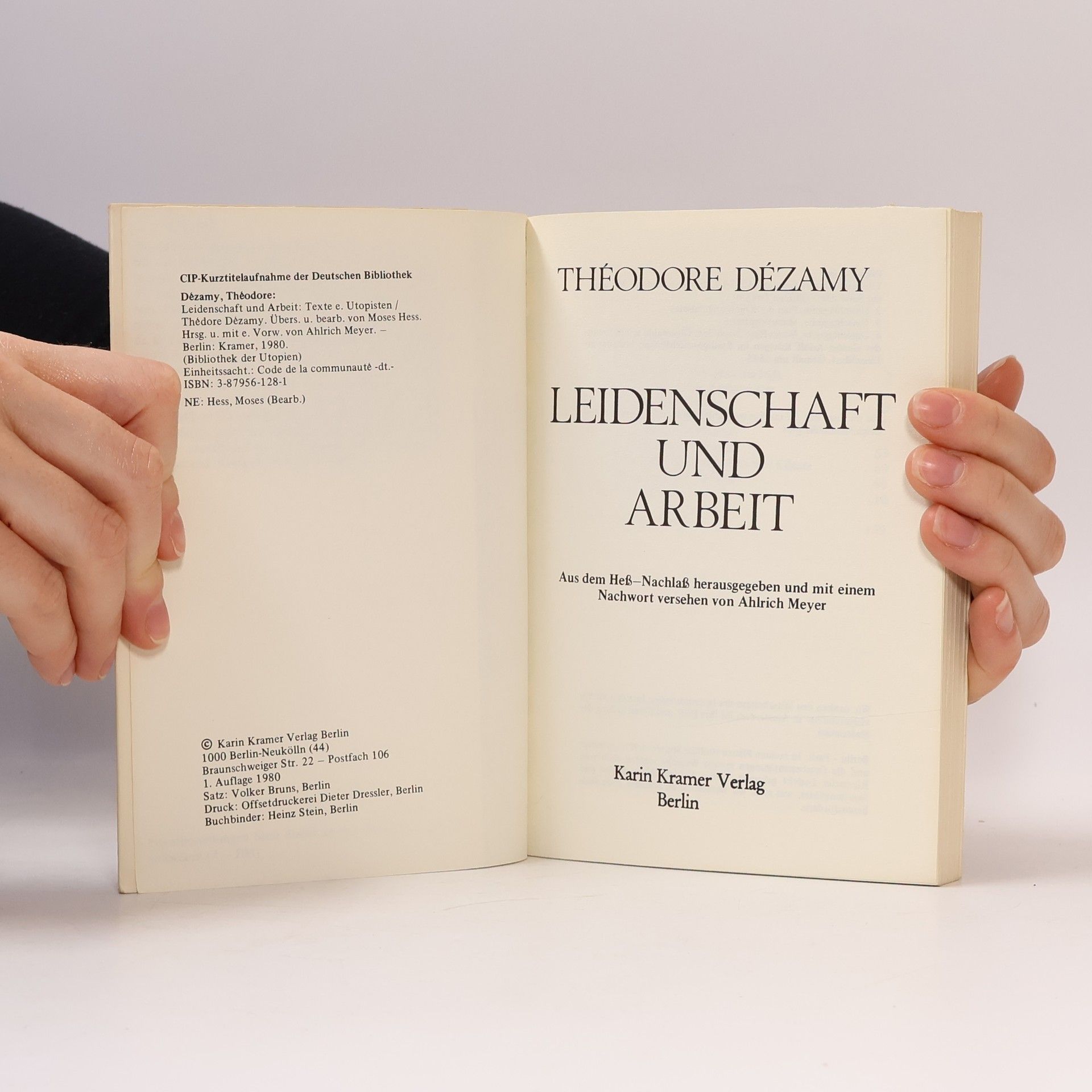 Théodore Dézamy Leidenschaft und Arbeit