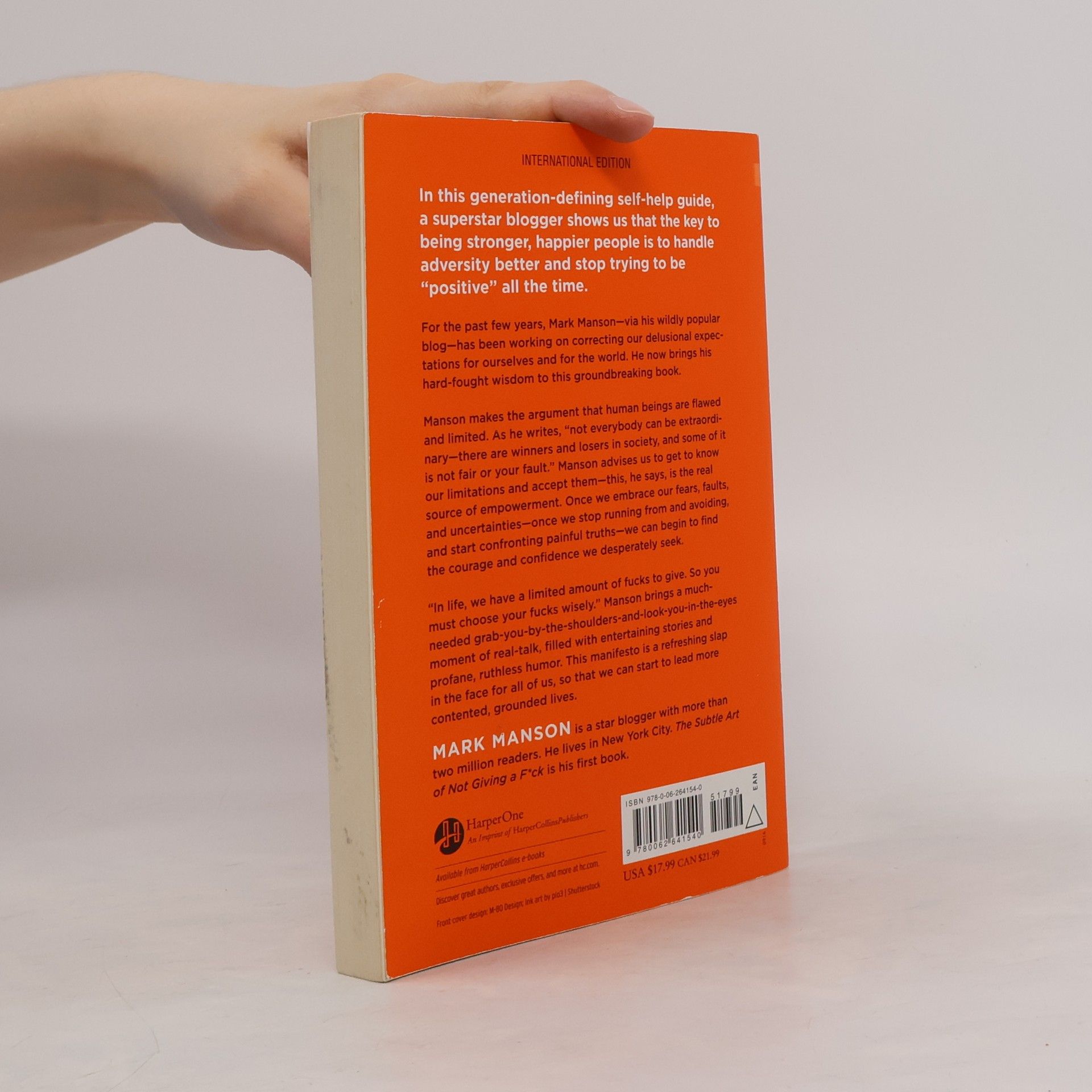 Mark Manson The Subtle Art of Not Giving a Fuck