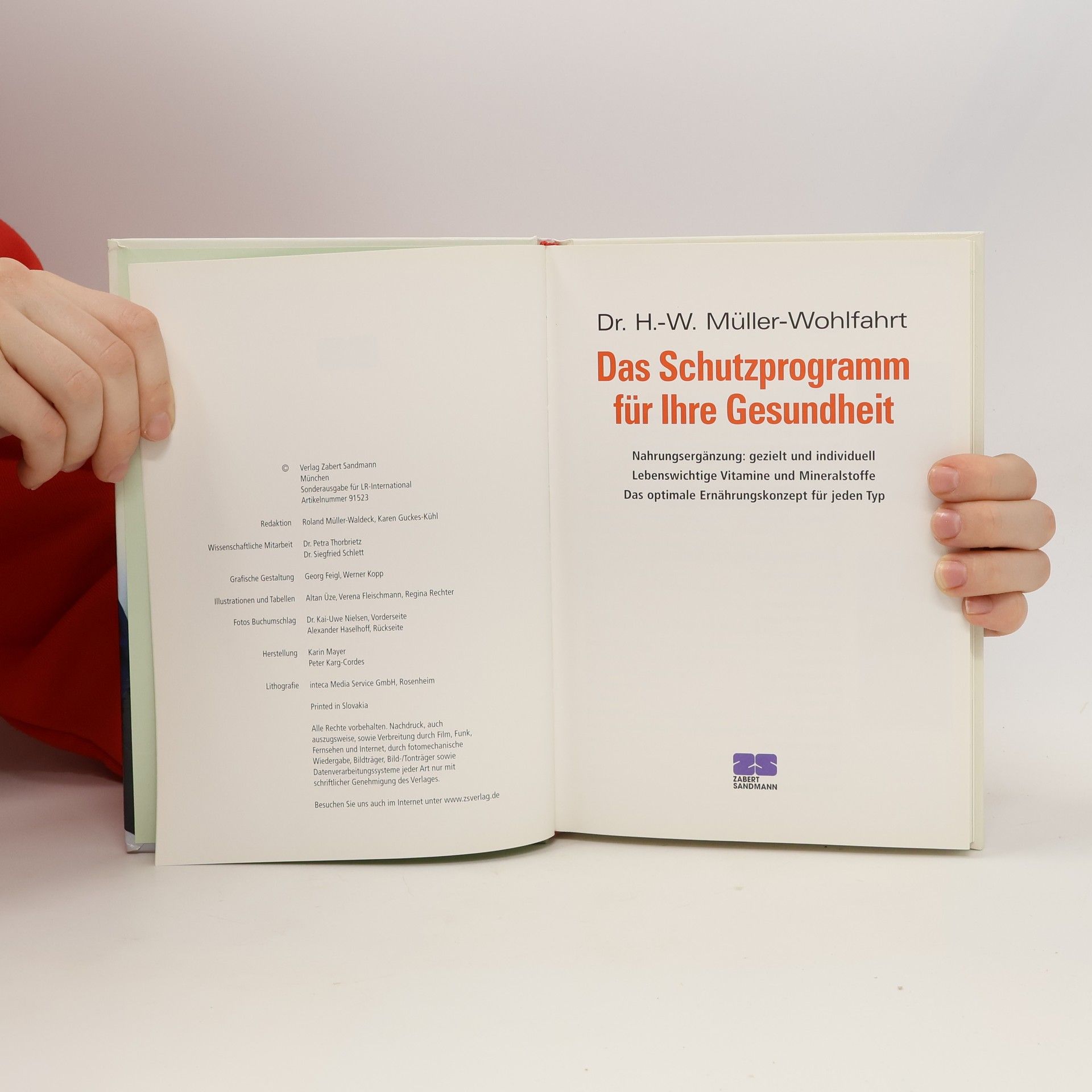 H. W. Müller - Wohlfahrt Das Schutzprogramm für Ihre Gesundheit