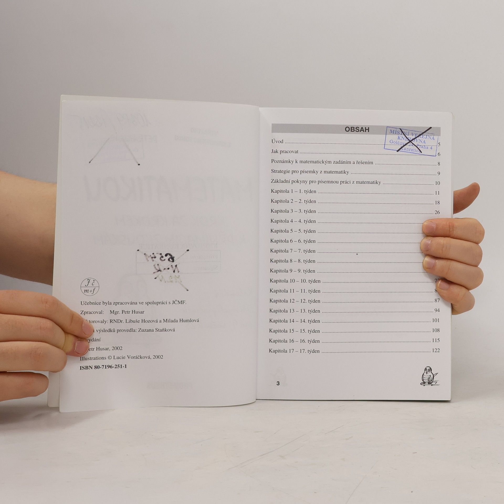 Petr Husar Matematikou krok za krokem k přijímacím zkouškám