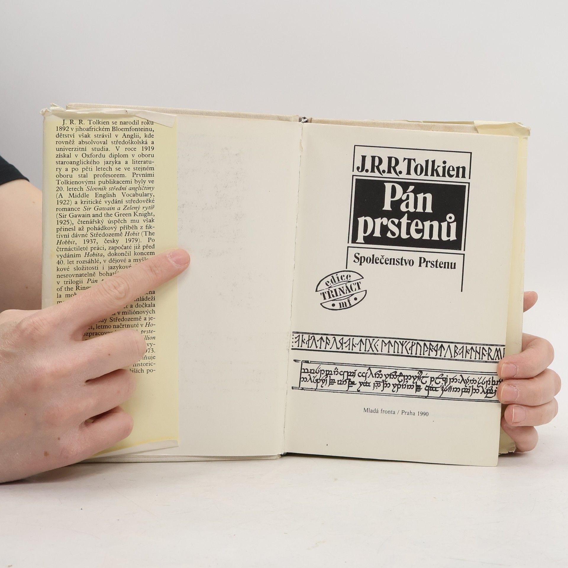 J. R. R. Tolkien Pán prstenů. Společenstvo Prstenu
