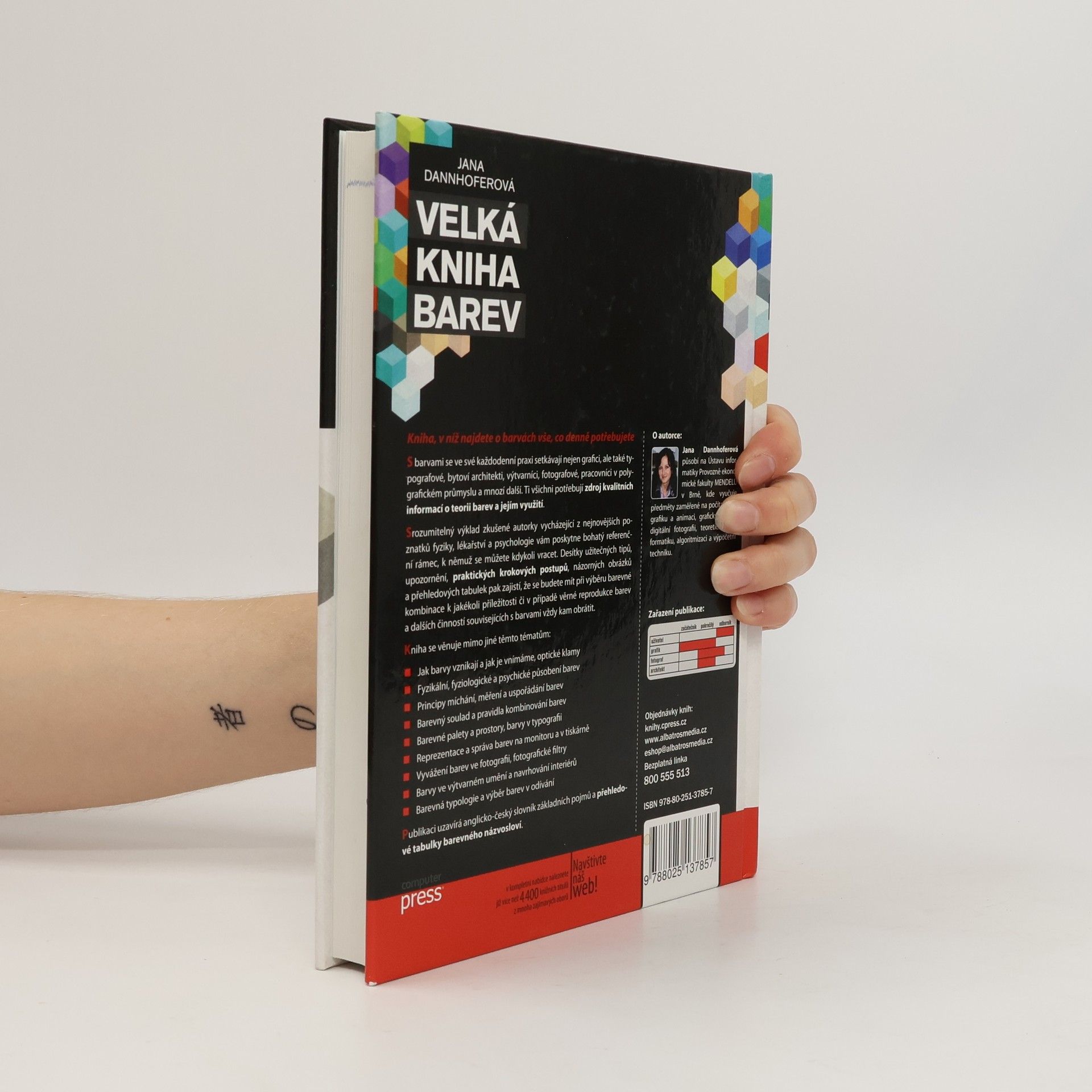 Jana Dannhoferová Velká kniha barev: Kompletní průvodce pro grafiky, fotografy a designéry