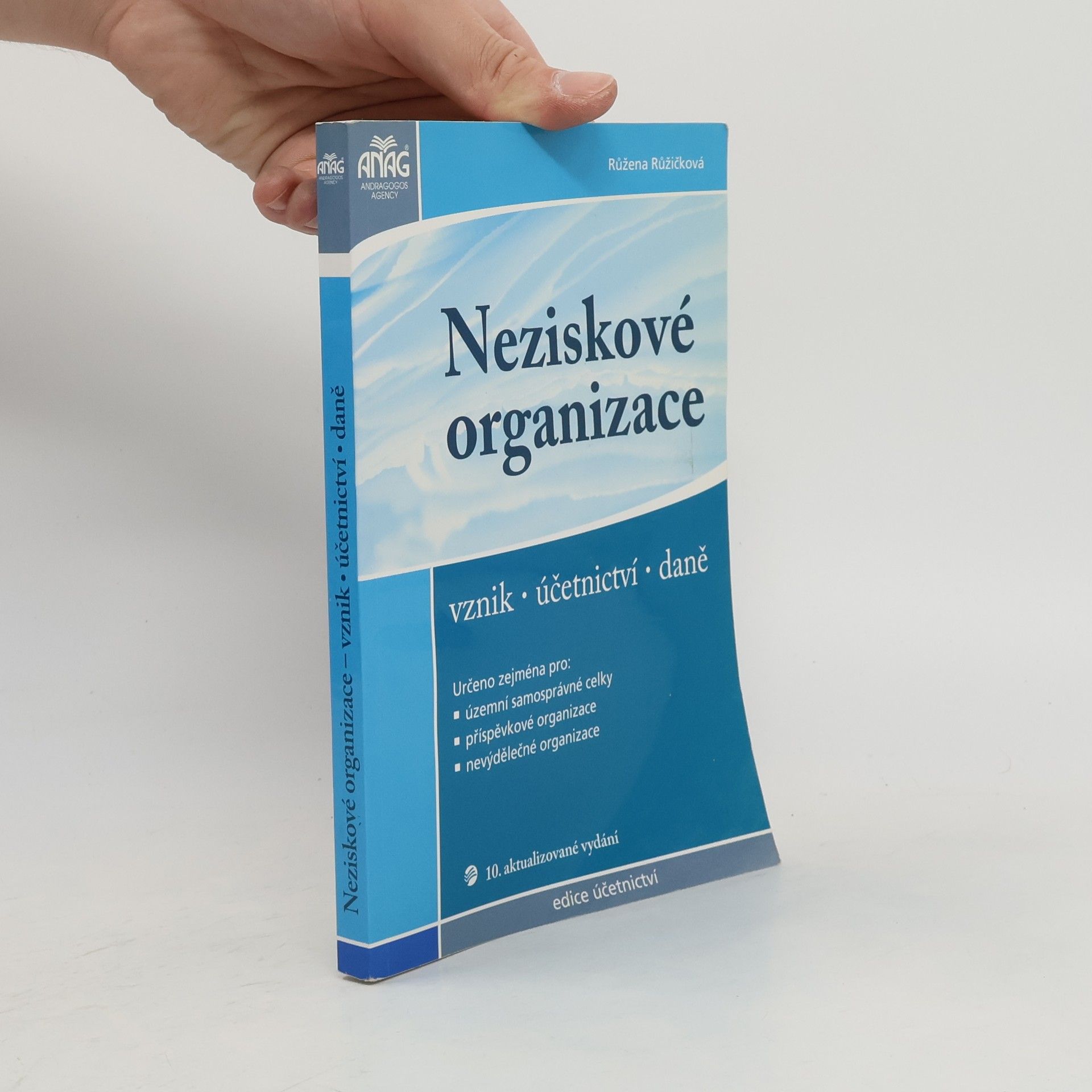 Růžena Růžičková Neziskové organizace - vznik, účetnictví, daně