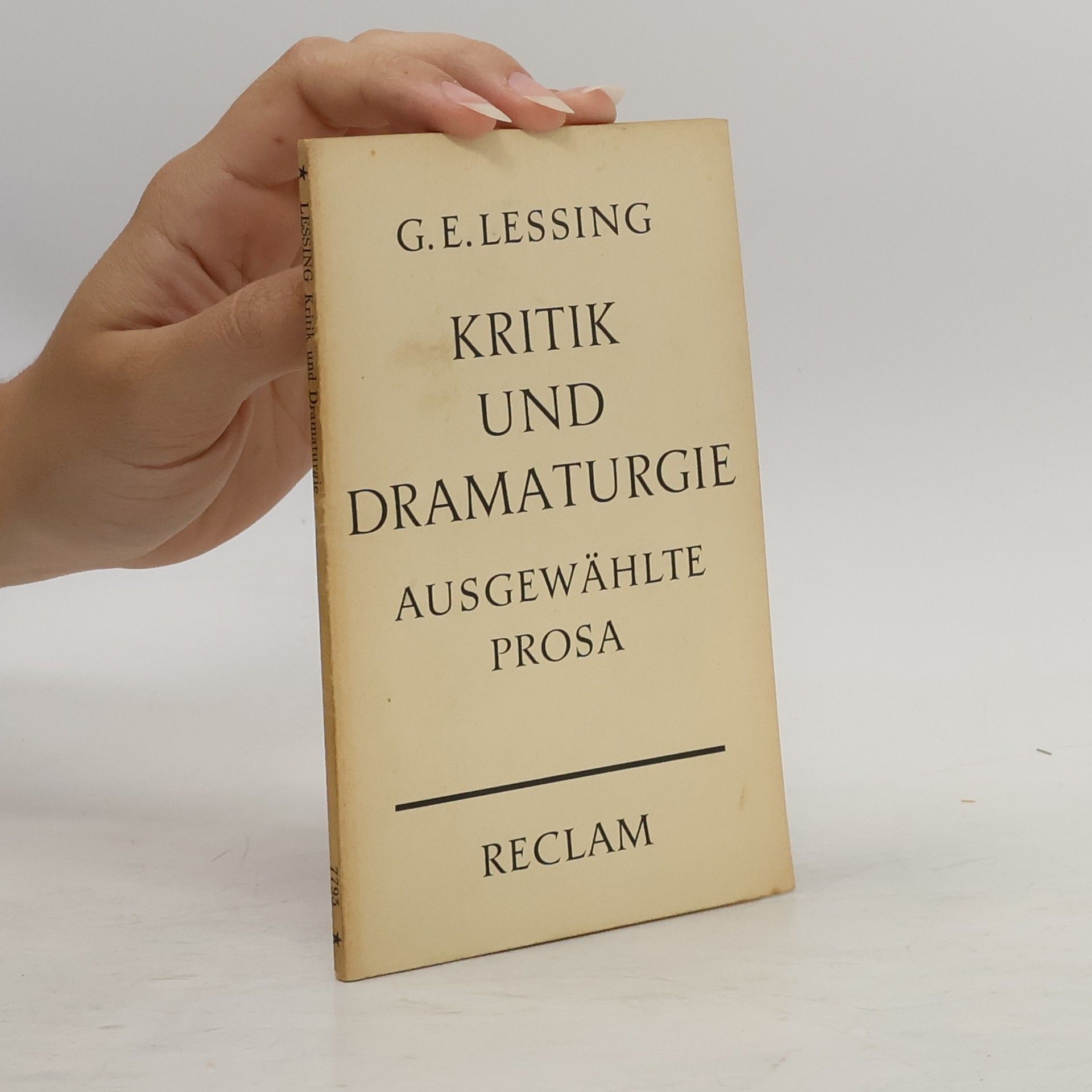 Gotthold Ephraim Lessing Kritik und Dramaturgie