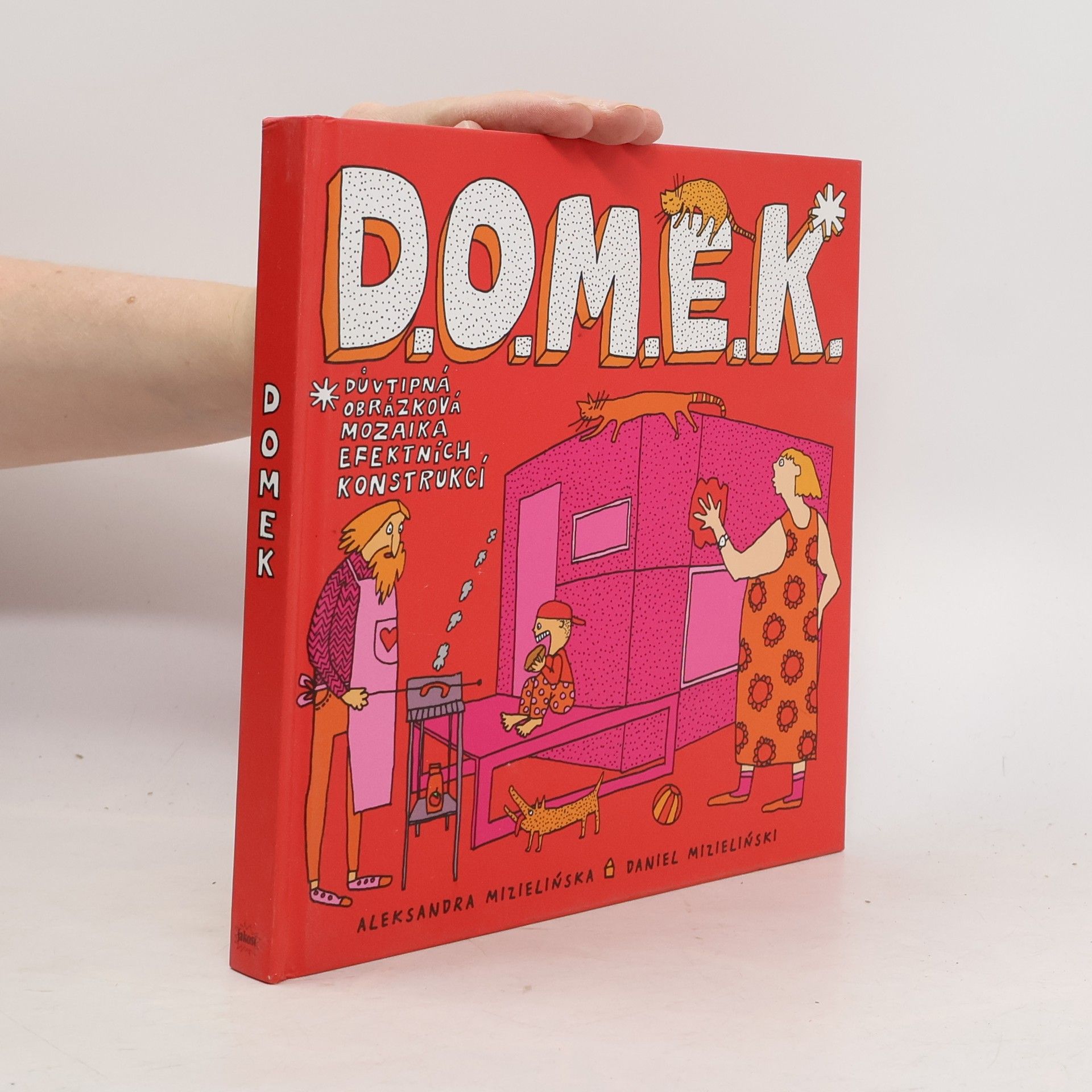 Daniel Mizieliński D.O.M.E.K. DOMEK. Důvtipná obrázková mozaika efektních konstrukcí