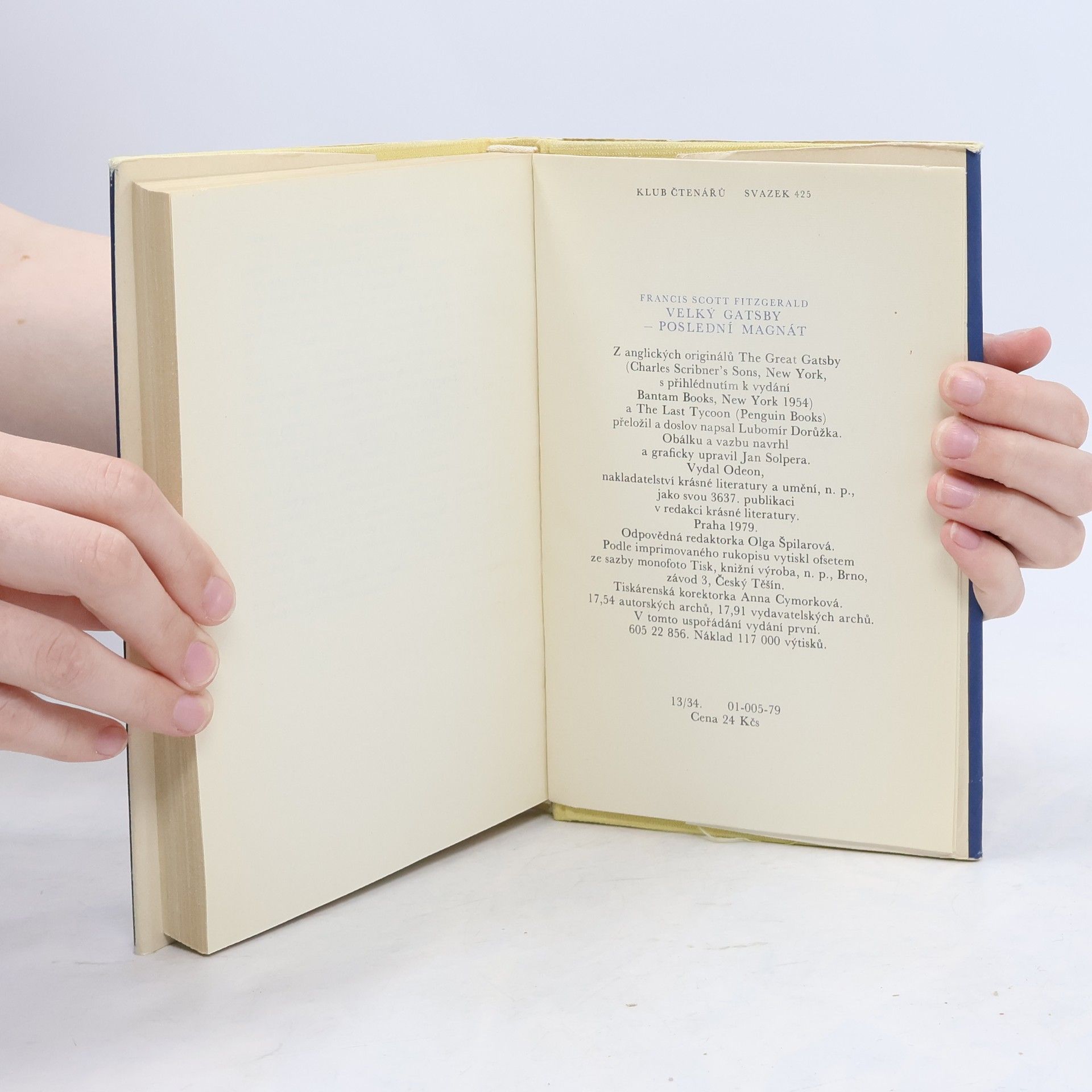 Francis Scott Fitzgerald Velký Gatsby. Poslední magnát