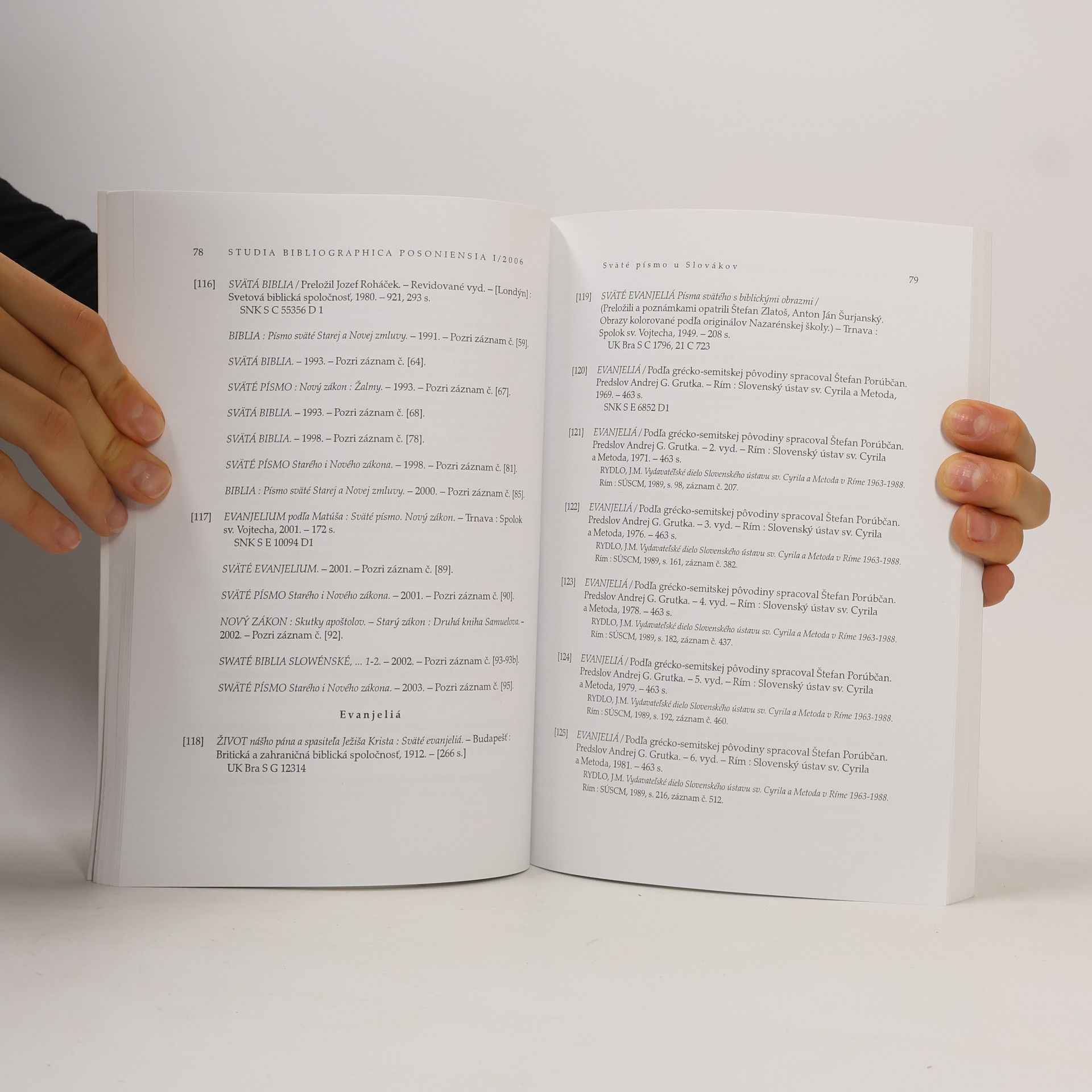 Studia Bibliographica Posoniensia