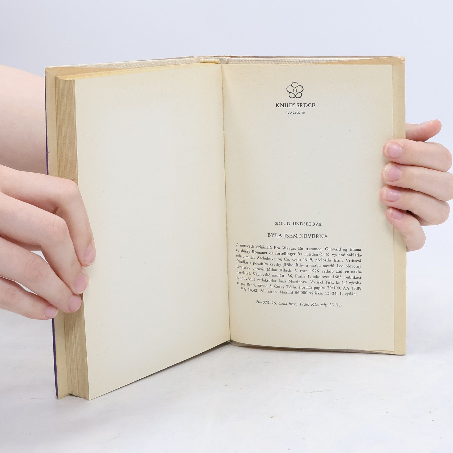 Sigrid Undset Byla jsem nevěrná