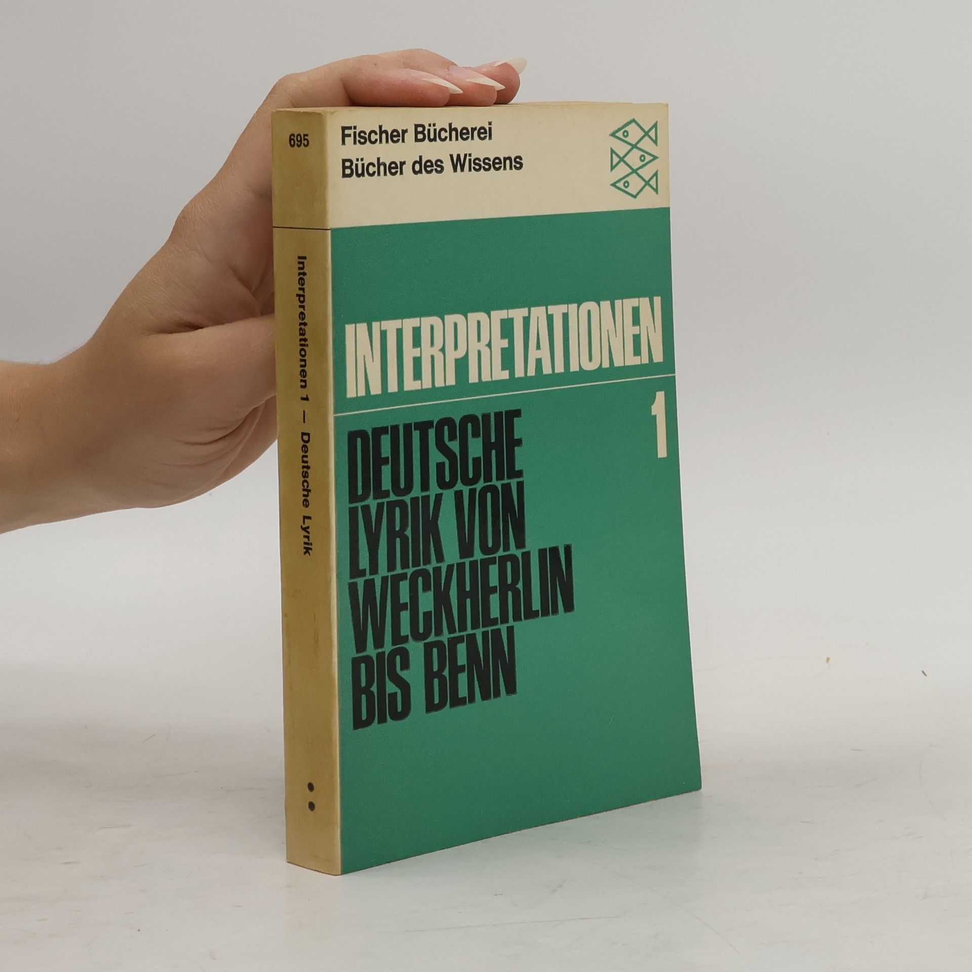 Kolektiv autorů Interpretationen 1: Deutsche Lyrik von Weckherlin bis Benn