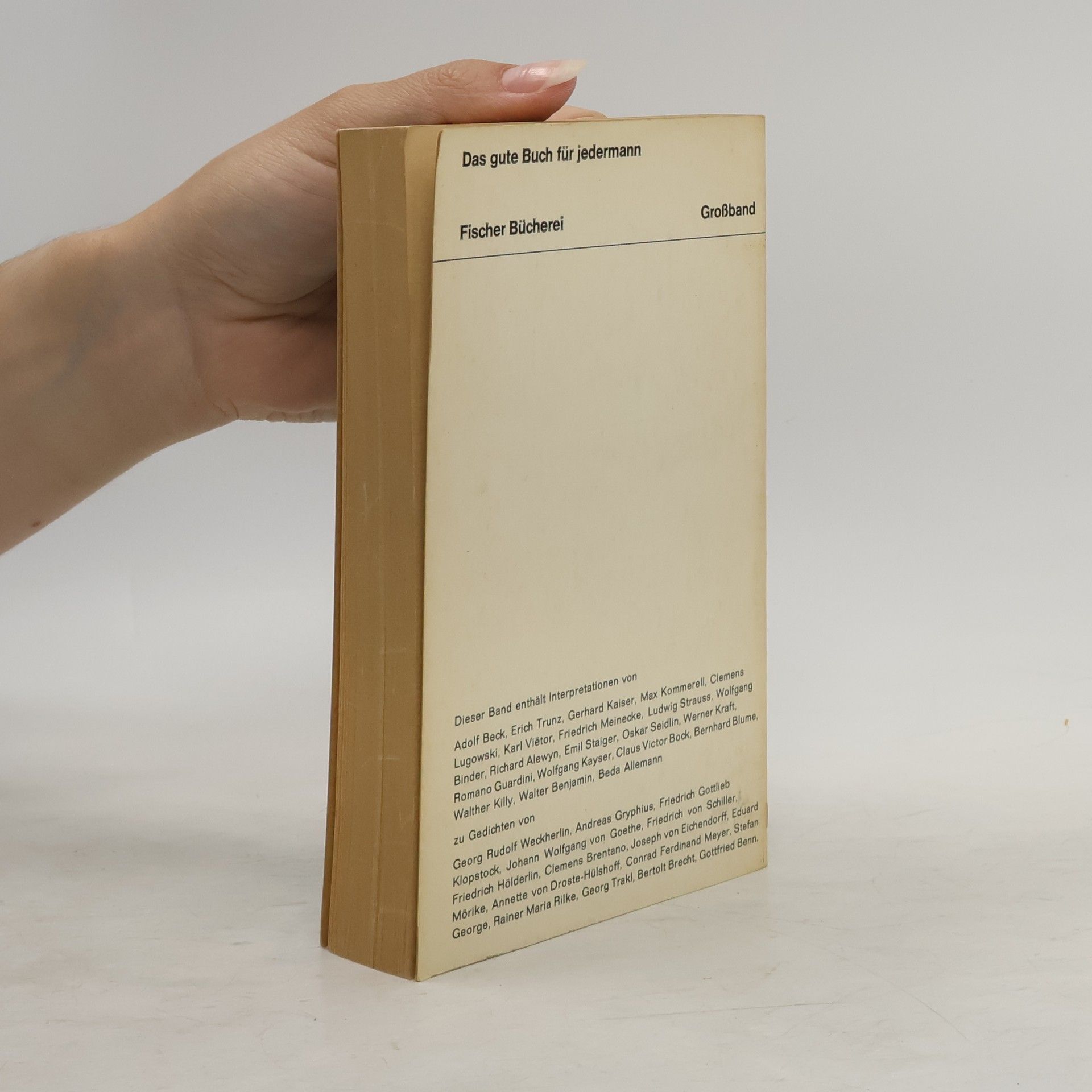 Autores varios Interpretationen 1: Deutsche Lyrik von Weckherlin bis Benn