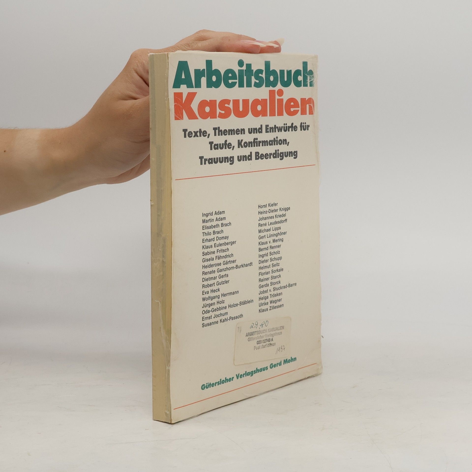 Erhard Domay Arbeitsbuch Kasualien