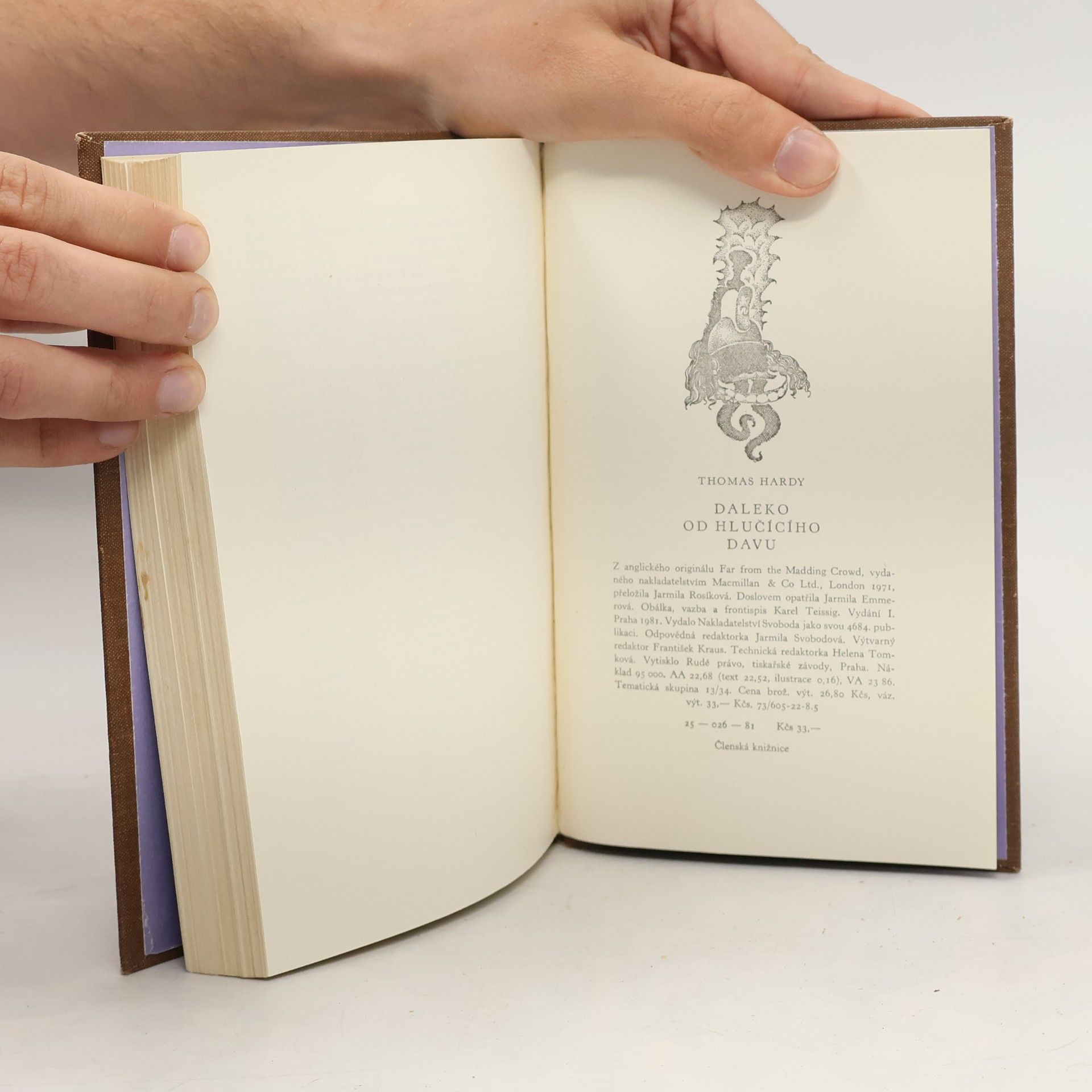 Thomas Hardy Daleko od hlučícího davu