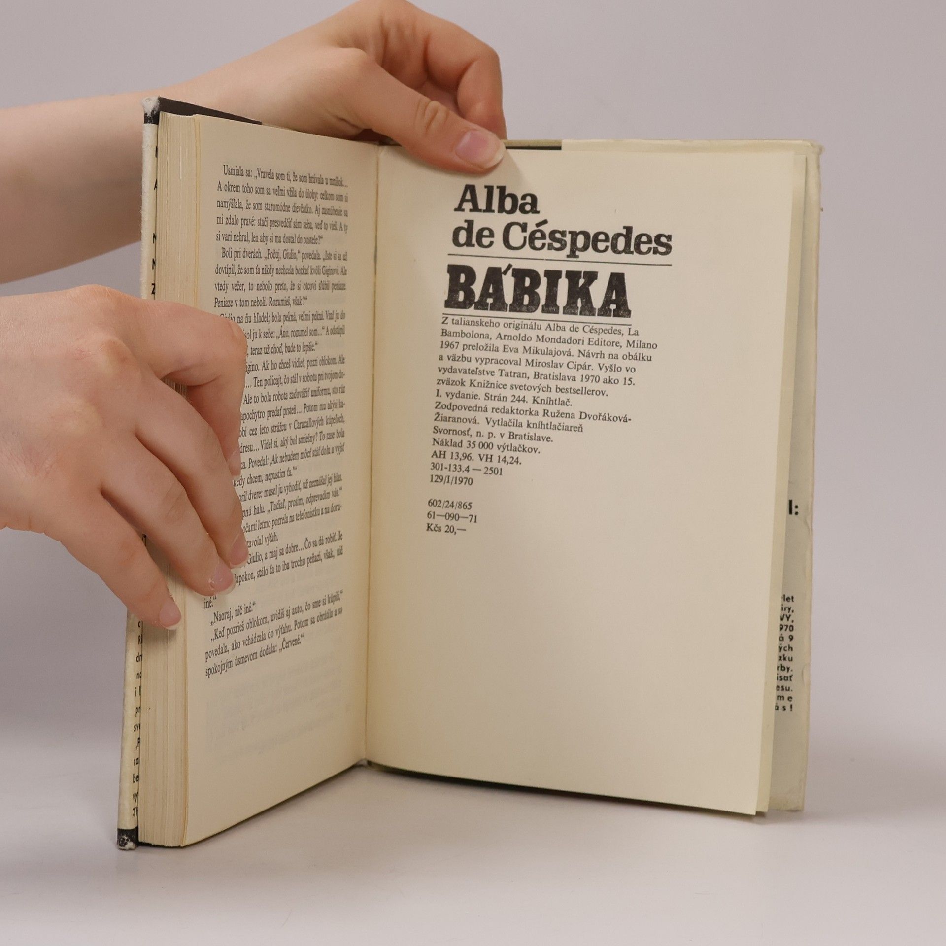 Alba De Céspedes Bábika