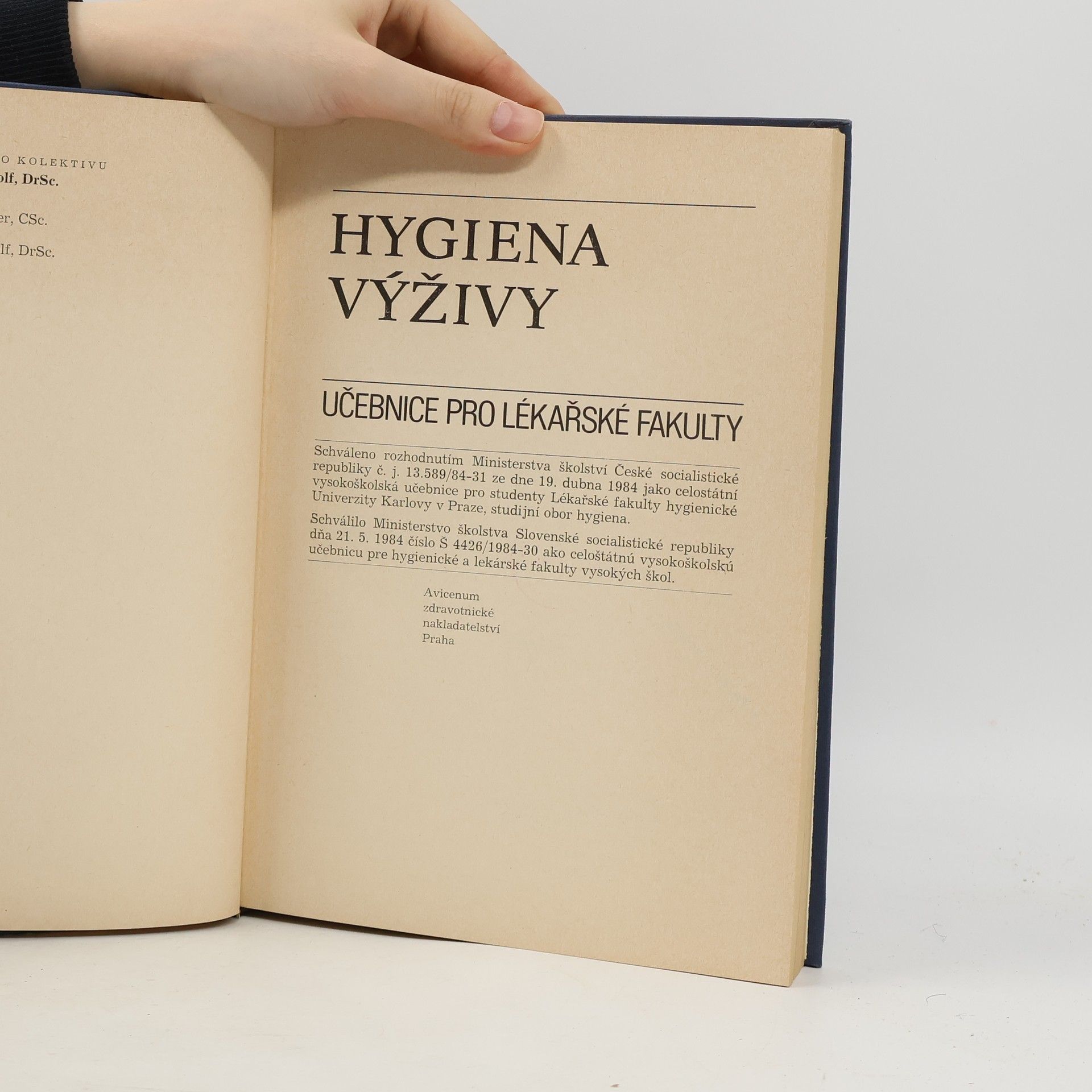 Various authors Hygiena výživy