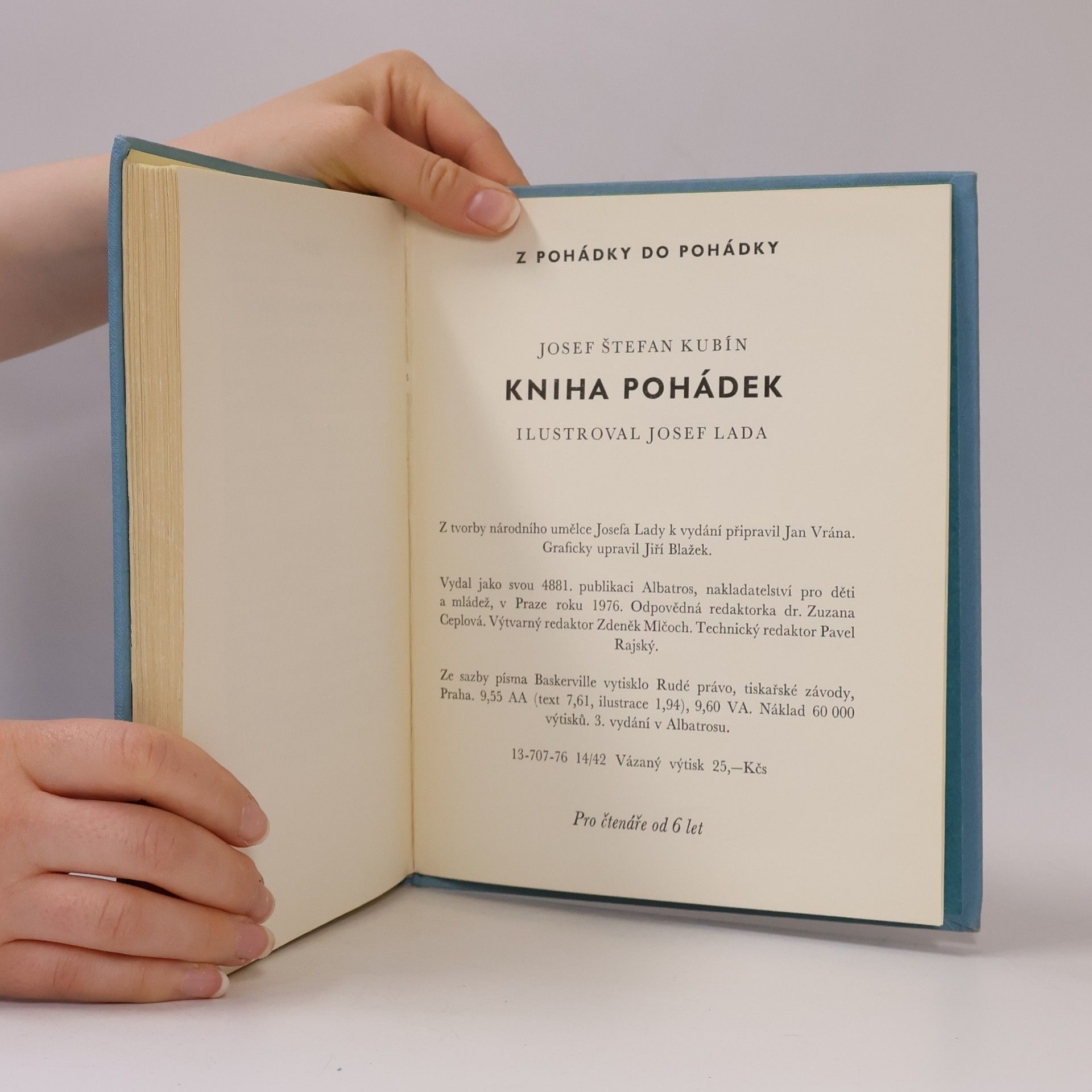 Josef Štefan Kubín Kniha pohádek