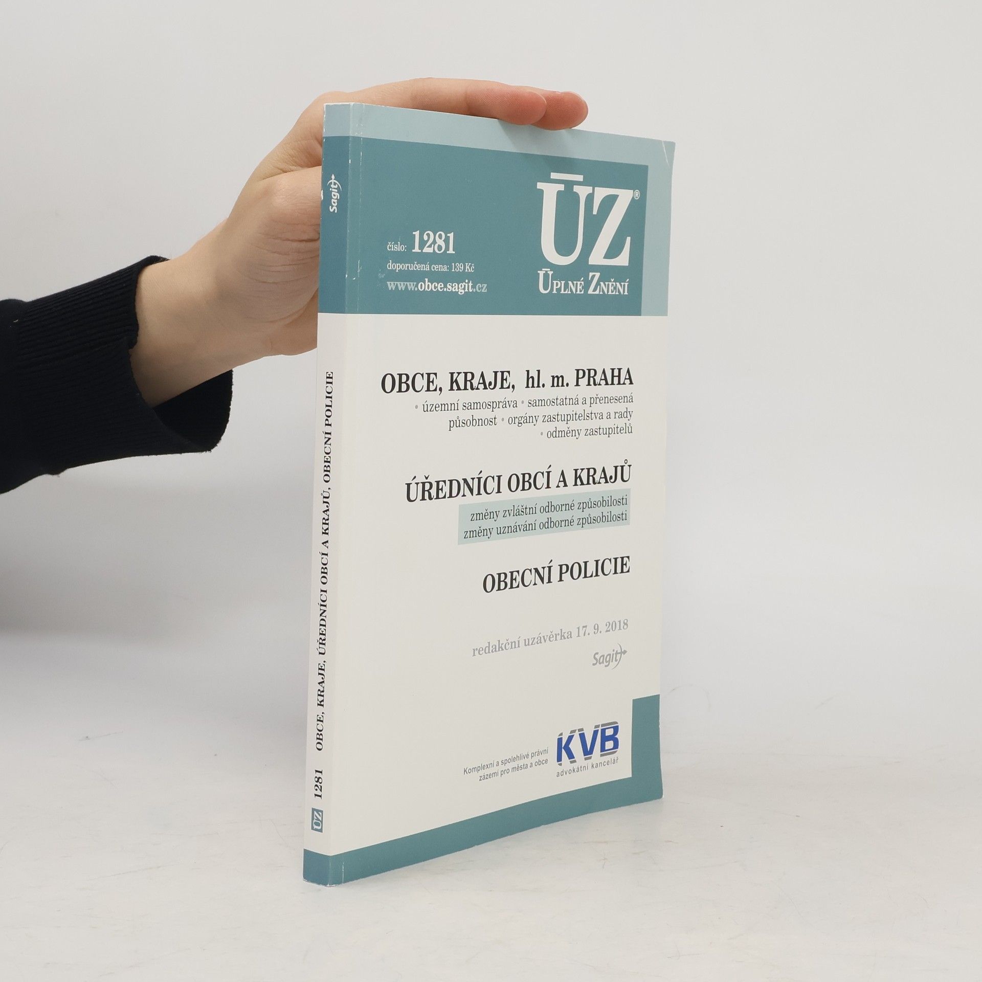 Kolektiv autorů ÚZ 1281. Obce, kraje, hl.m. Praha; Úředníci obcí a krajů; Obecní policie